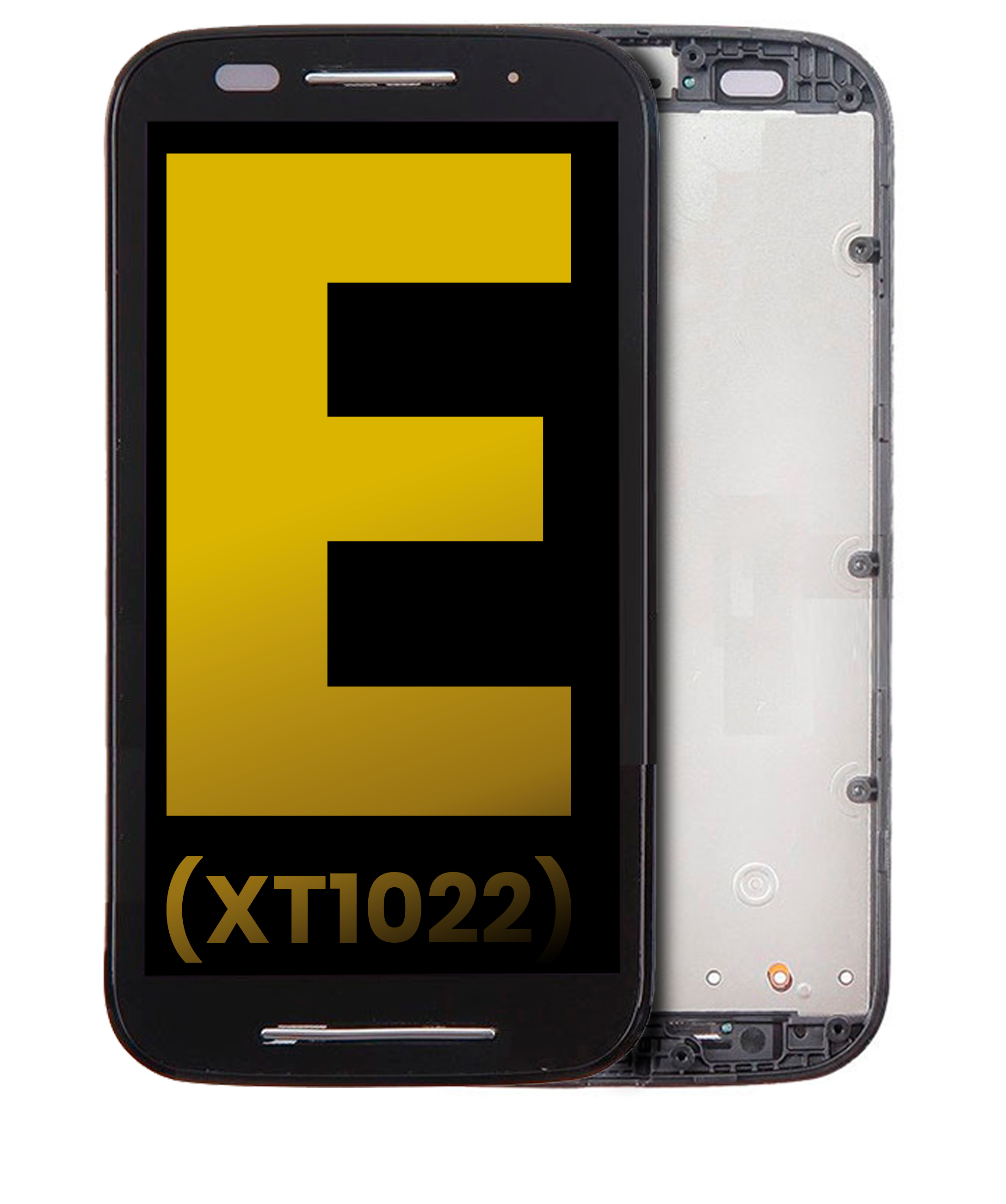 Lcd Assembly Without Frame Compatible For Motorola Moto E (Xt1022 / 2014) (Refurbished) (Black)