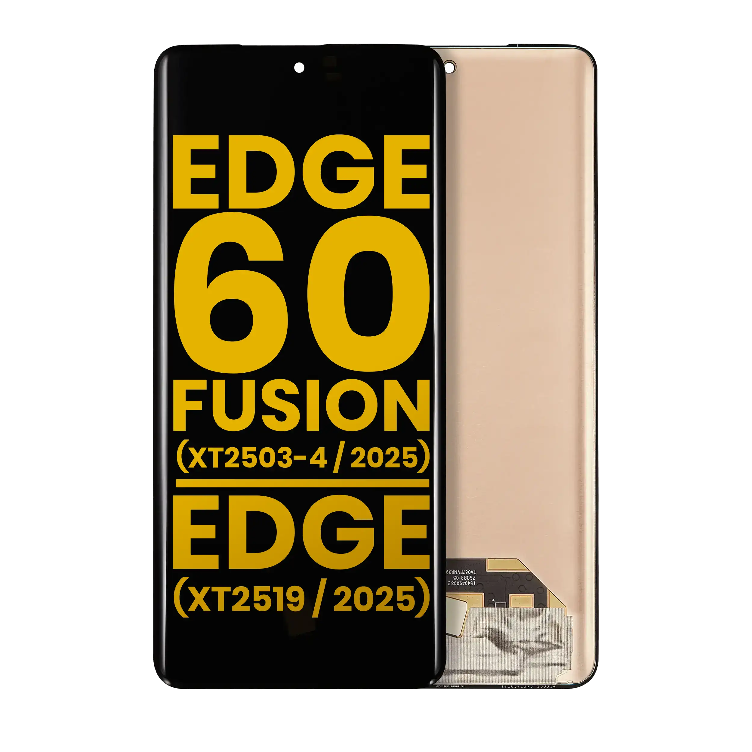 Oled Assembly Without Frame Compatible For Motorola Edge 60 Fusion (Xt2503-4 / 2025) / Edge (Xt2519 / 2025) (Refurbished) (All Colors)