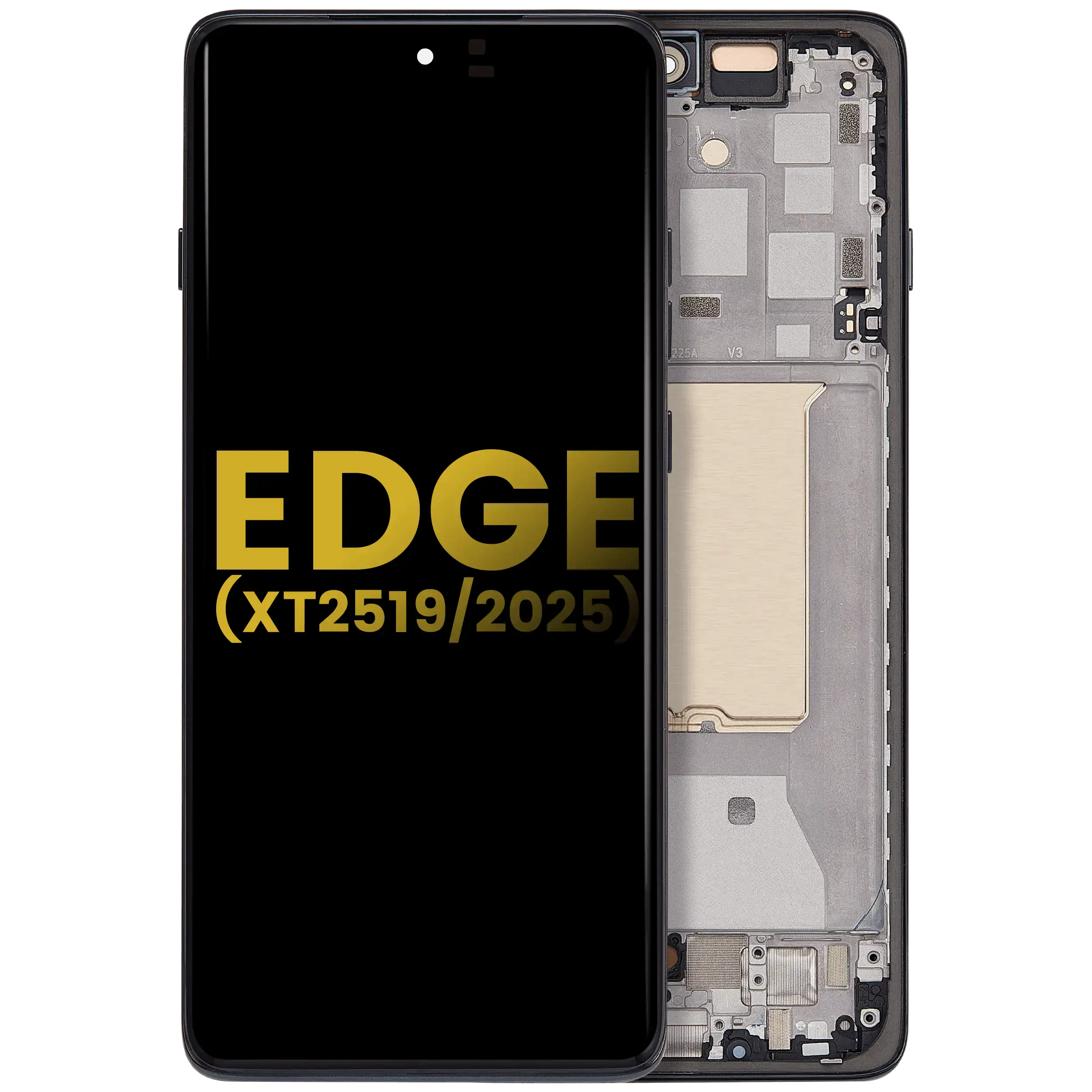 Oled Assembly With Frame Compatible For Motorola Moto Edge（Xt2519 / 2025) (Refurbished) (Deep Forest)