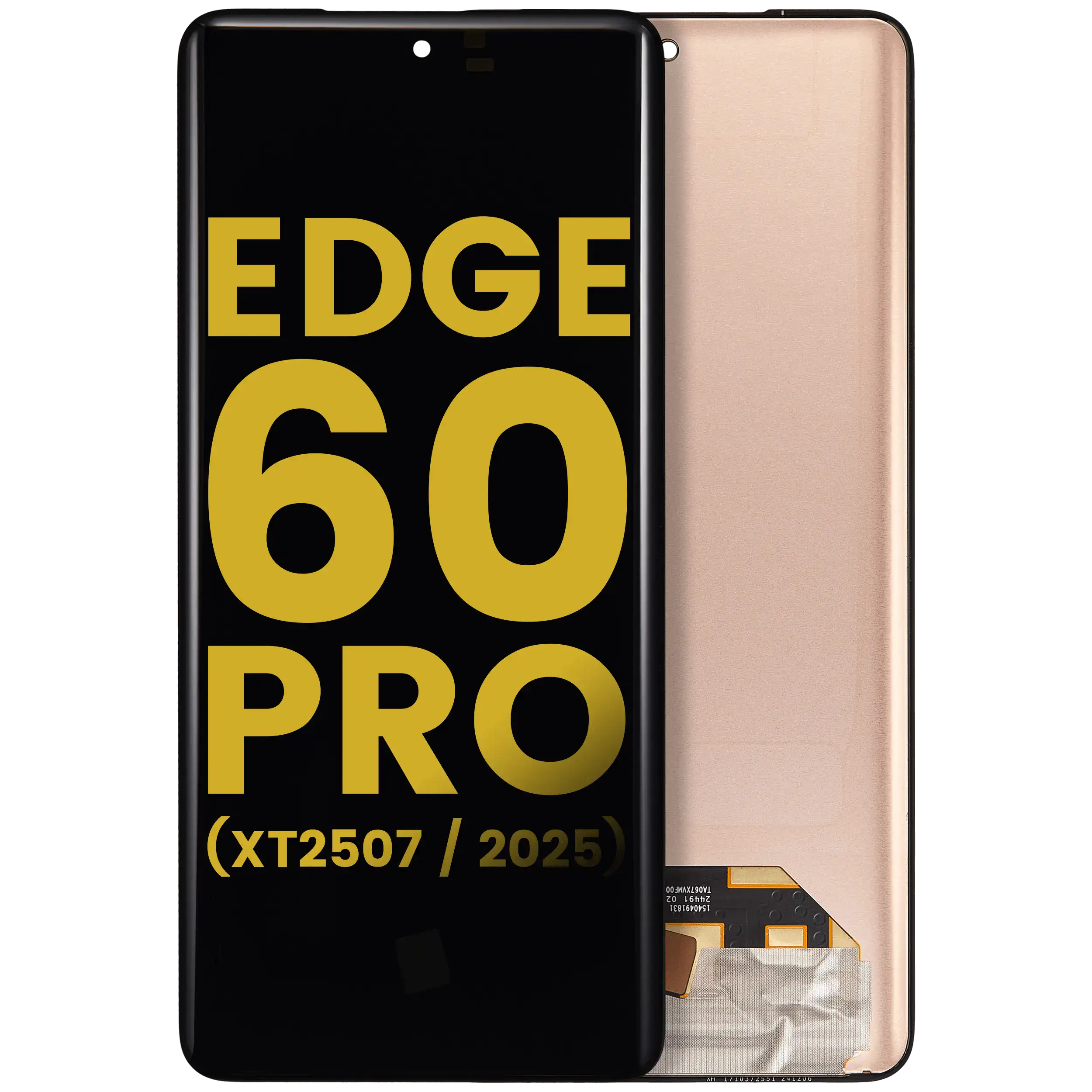 Oled Assembly Without Frame Compatible For Motorola Edge 60 Pro (Xt2507 / 2025) (Refurbished) (All Colors)