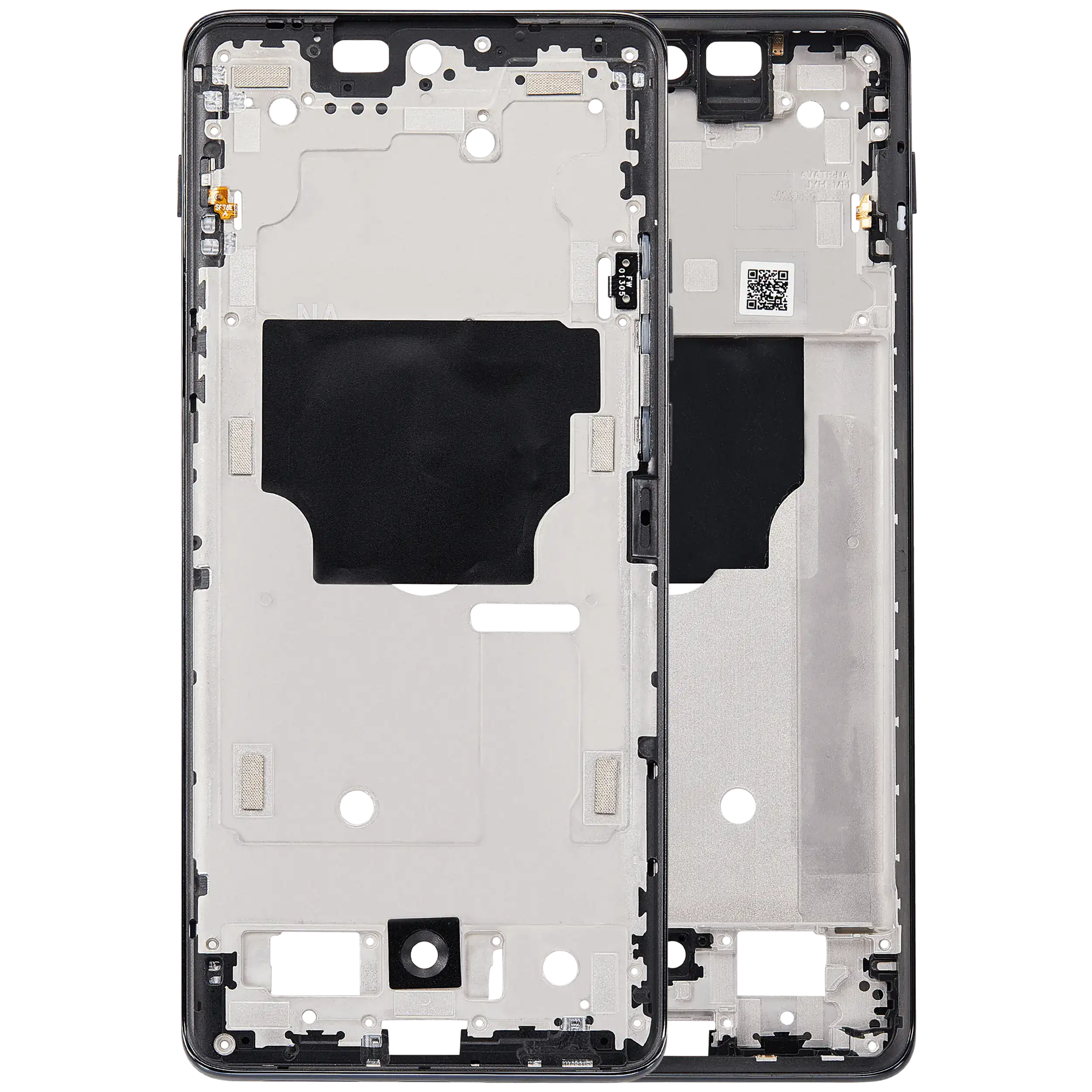 Mid-Frame Housing Compatible For Motorola Edge (Xt2405 / 2024) (Black)
