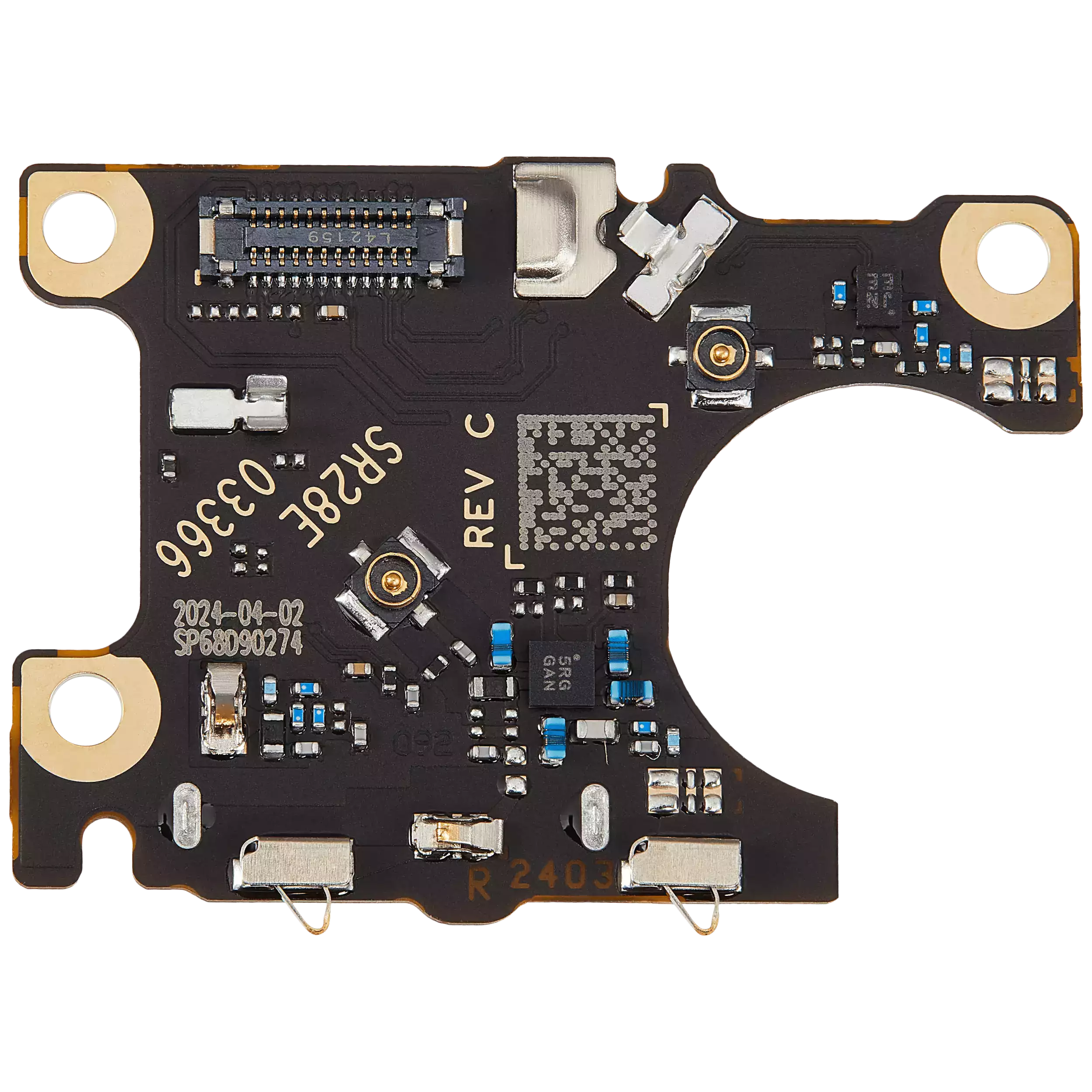 Pcb Board With Sim Card Reader Assembly Compatible For Motorola Moto Edge 40 Neo (Xt2307 / 2023) (Official - Not Aftermarket)