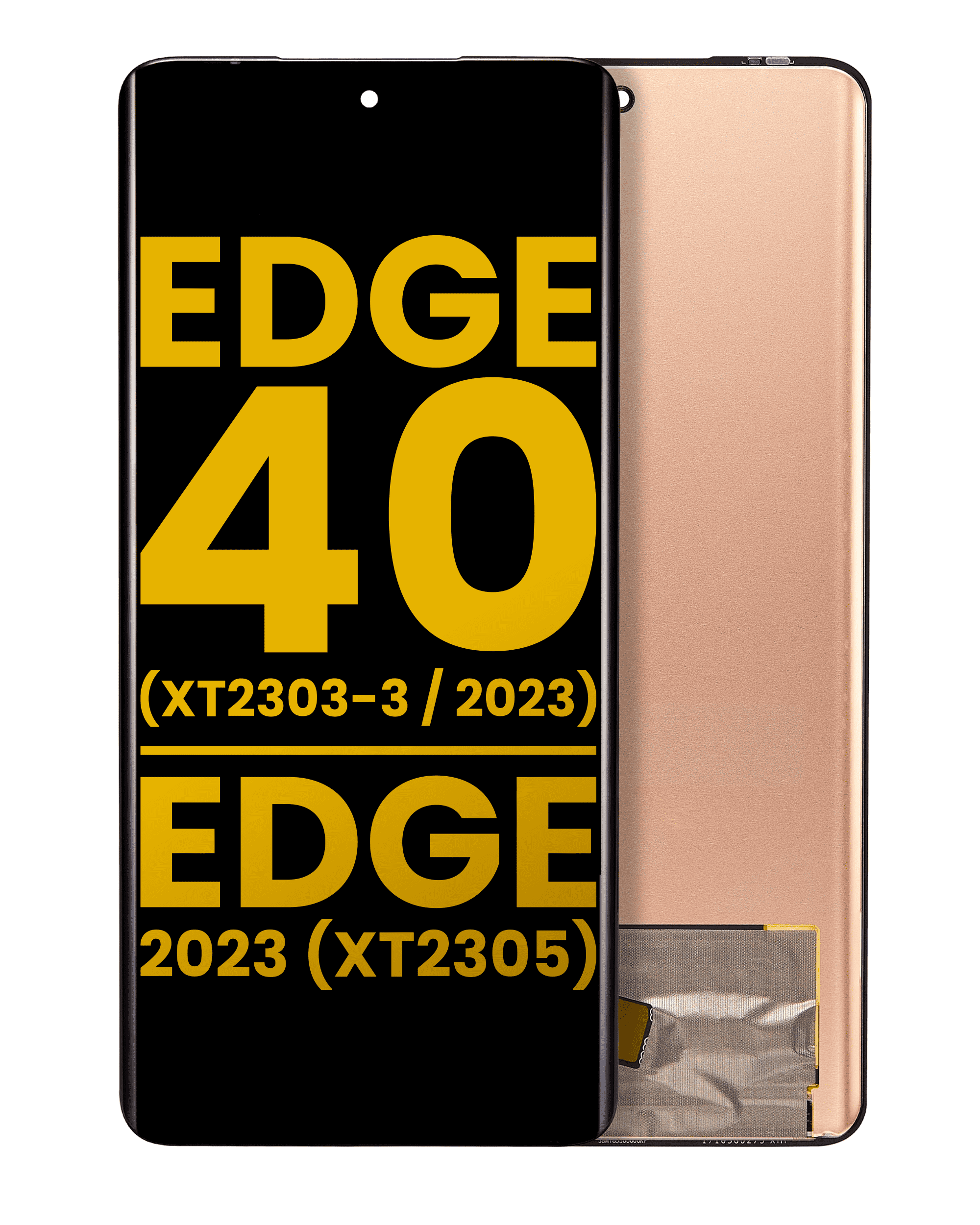 Oled Assembly Without Frame Compatible For Motorola Moto Edge 40 (Xt2303-3 / 2023) / Edge 2023 (Xt2305) (Refurbished) (All Colors)