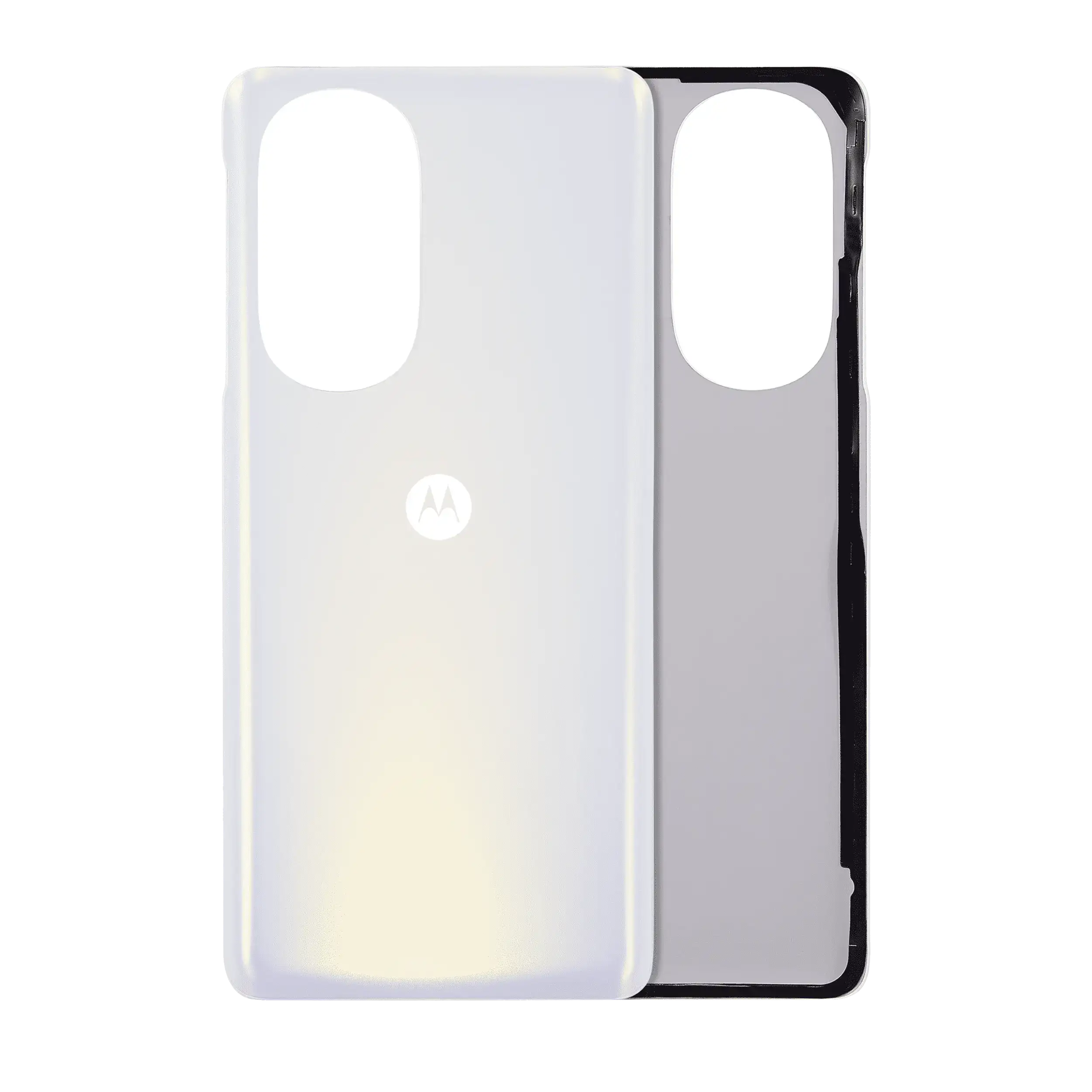 Back Cover Glass For Motorola Edge Plus / Edge 30 Pro (Xt2201-1) / Edge X30 5G (Xt2201-2) - Stardust White