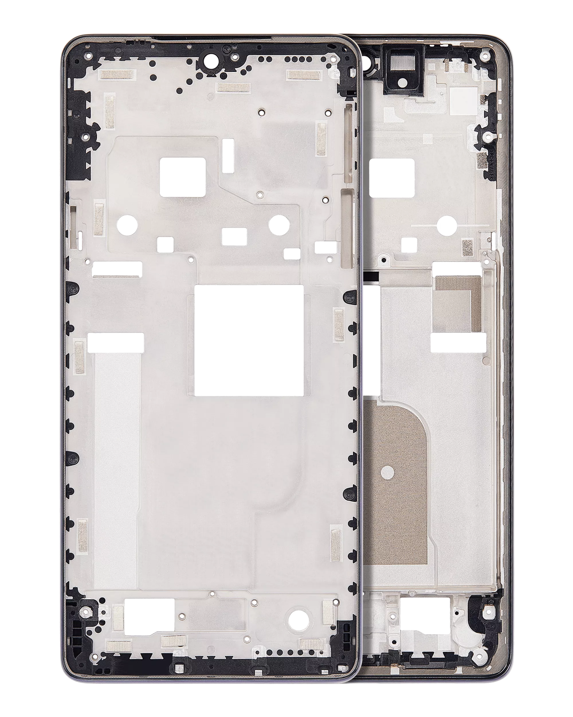 Mid-Frame Housing Compatible For Motorola Moto Edge Plus / Edge 30 Pro (Xt2201-1/4) / Edge X30 5G (Xt2201 -2/6 /2022) (Blue)