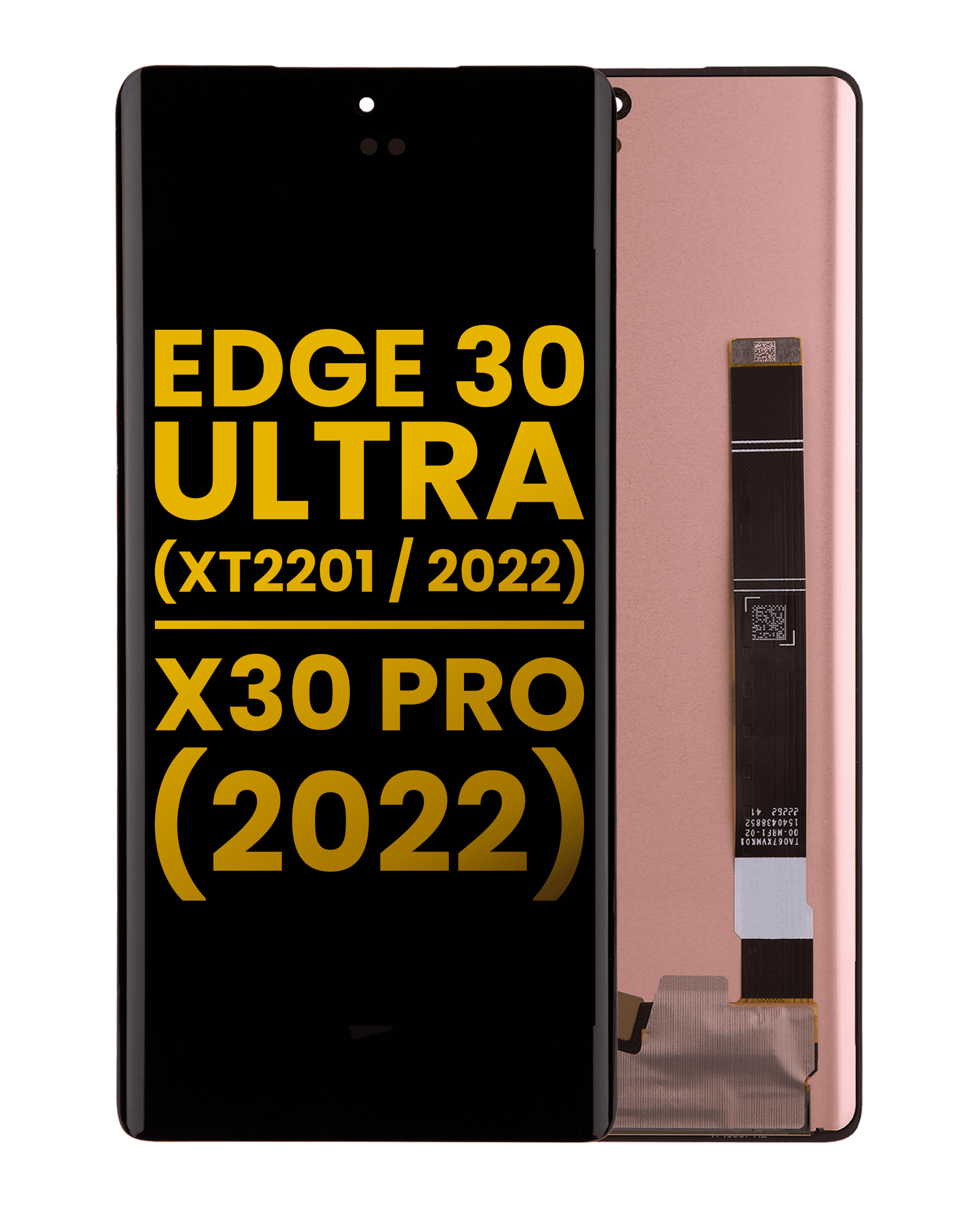 Oled Assembly Without Frame Compatible For Motorola Edge 30 Ultra (Xt2201 / 2022) / Motorola Moto X30 Pro (2022)(Refurbished) (All Colors)