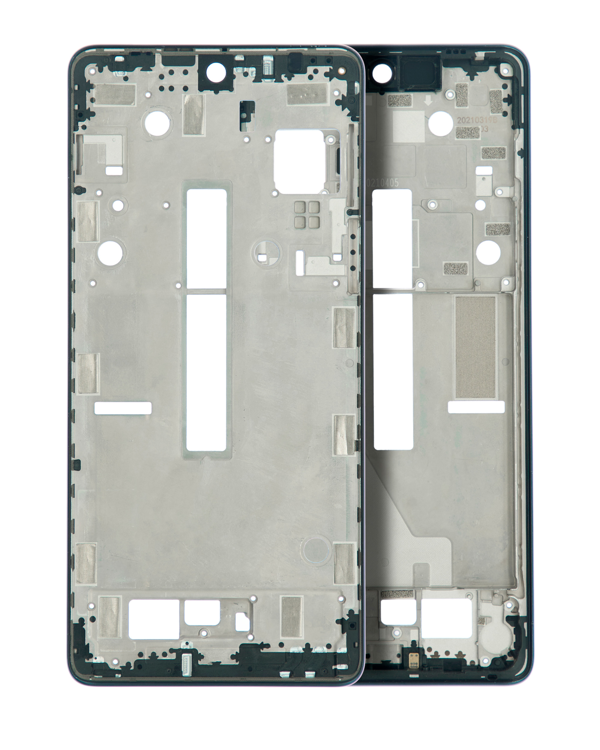 Mid-Frame Housing Compatible For Motorola Edge 20 Pro (Xt2153-1 / 2021) (Midnight Blue)
