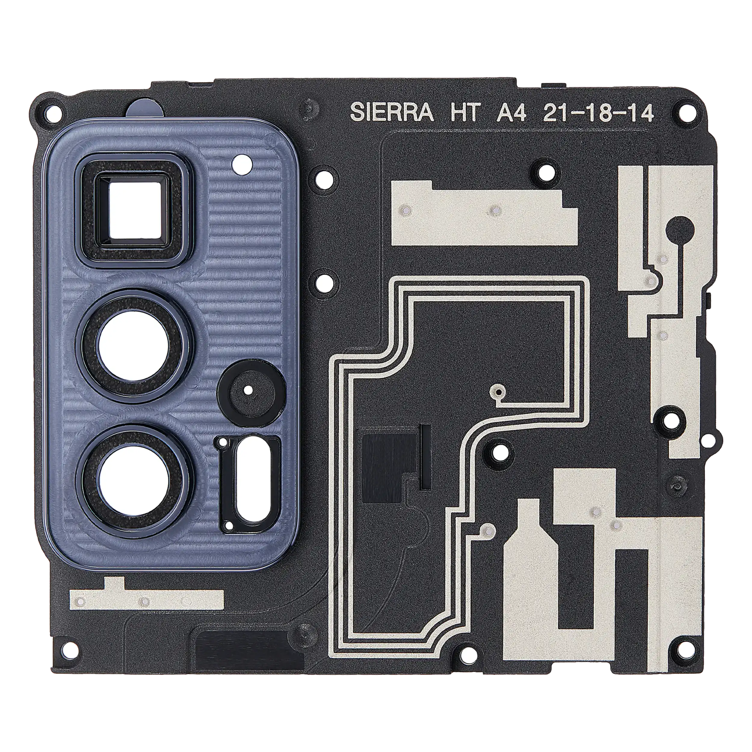 Motherboard Protective Cover Compatible For Motorola Edge 20 Pro (Xt2153-1 / 2021) (Midnight Blue)