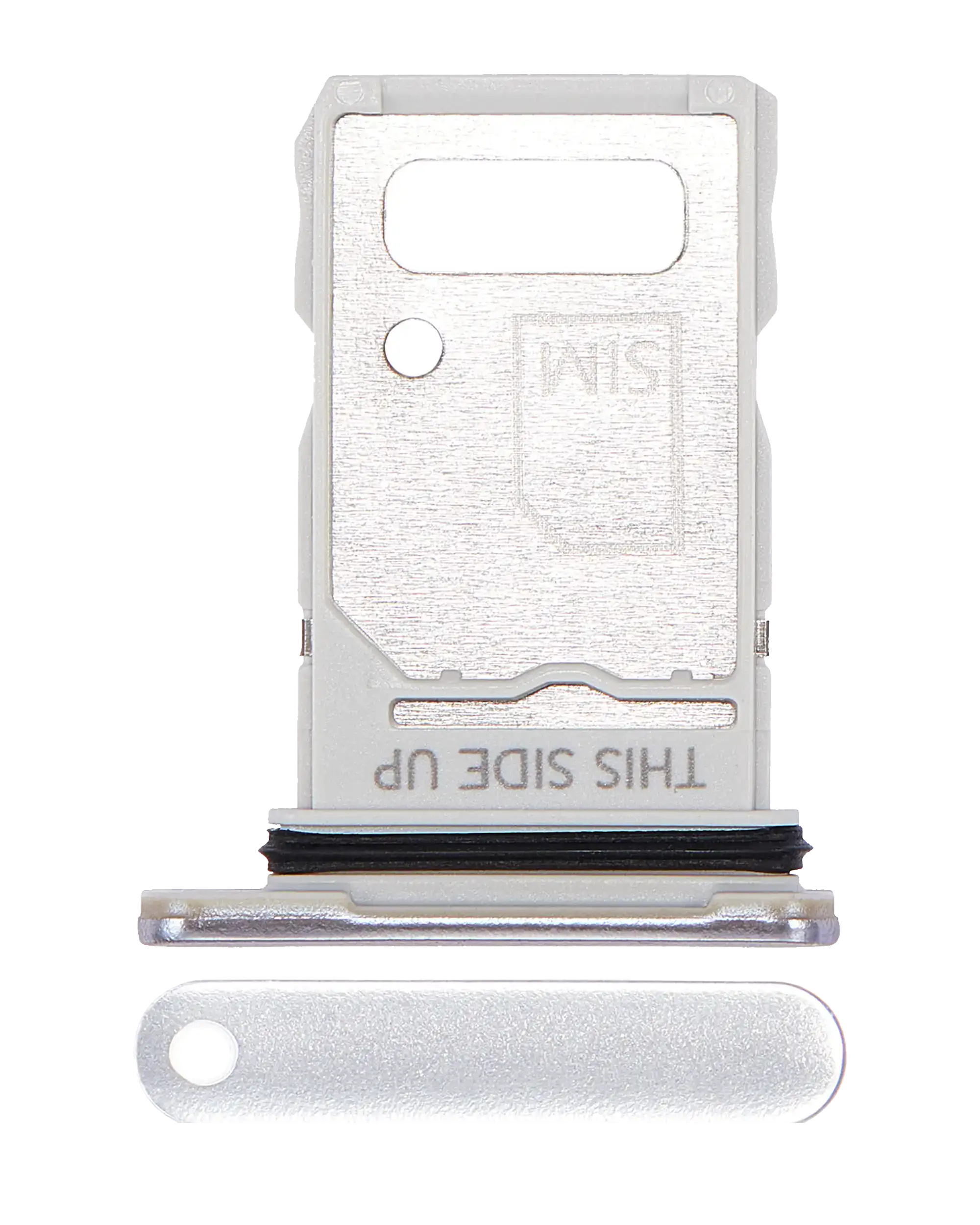 Single Sim Card Tray Compatible For Motorola Edge 20 Pro (Xt2153-1 / 2021) (Iridescent Cloud)