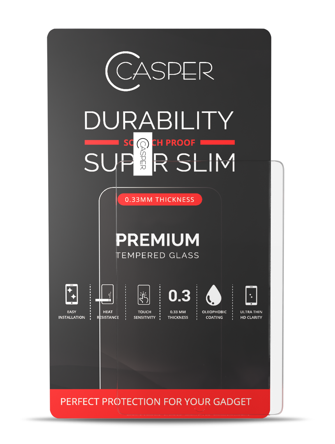 Casper Screen Protector Compatible For Ipad Mini 1 / Ipad Mini 2 / Ipad Mini 3 (Retail Pack) (Clear)