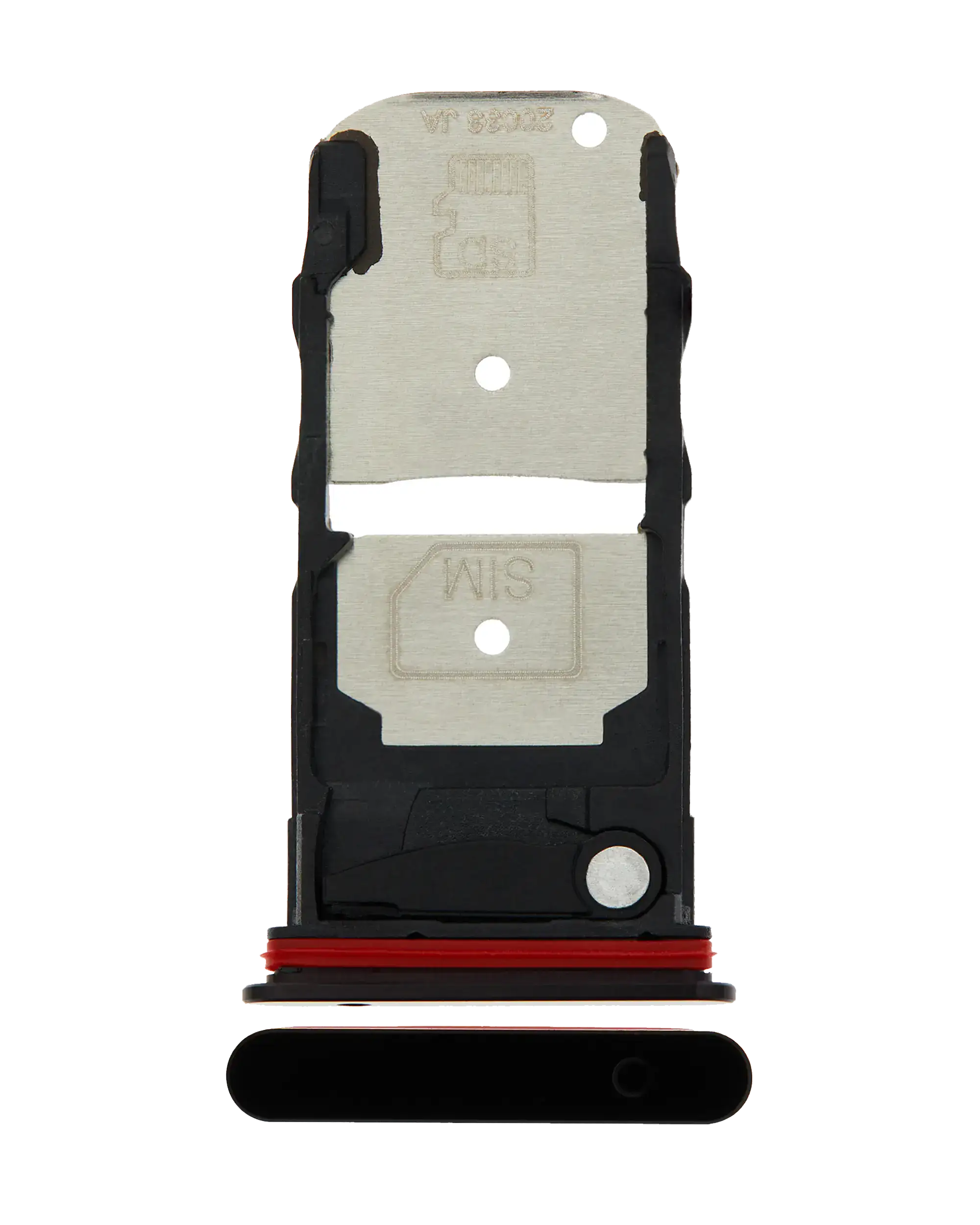 Single Sim Card Tray Compatible For Motorola Edge 5G (Xt2063-3 / 2020) (Midnight Magenta)