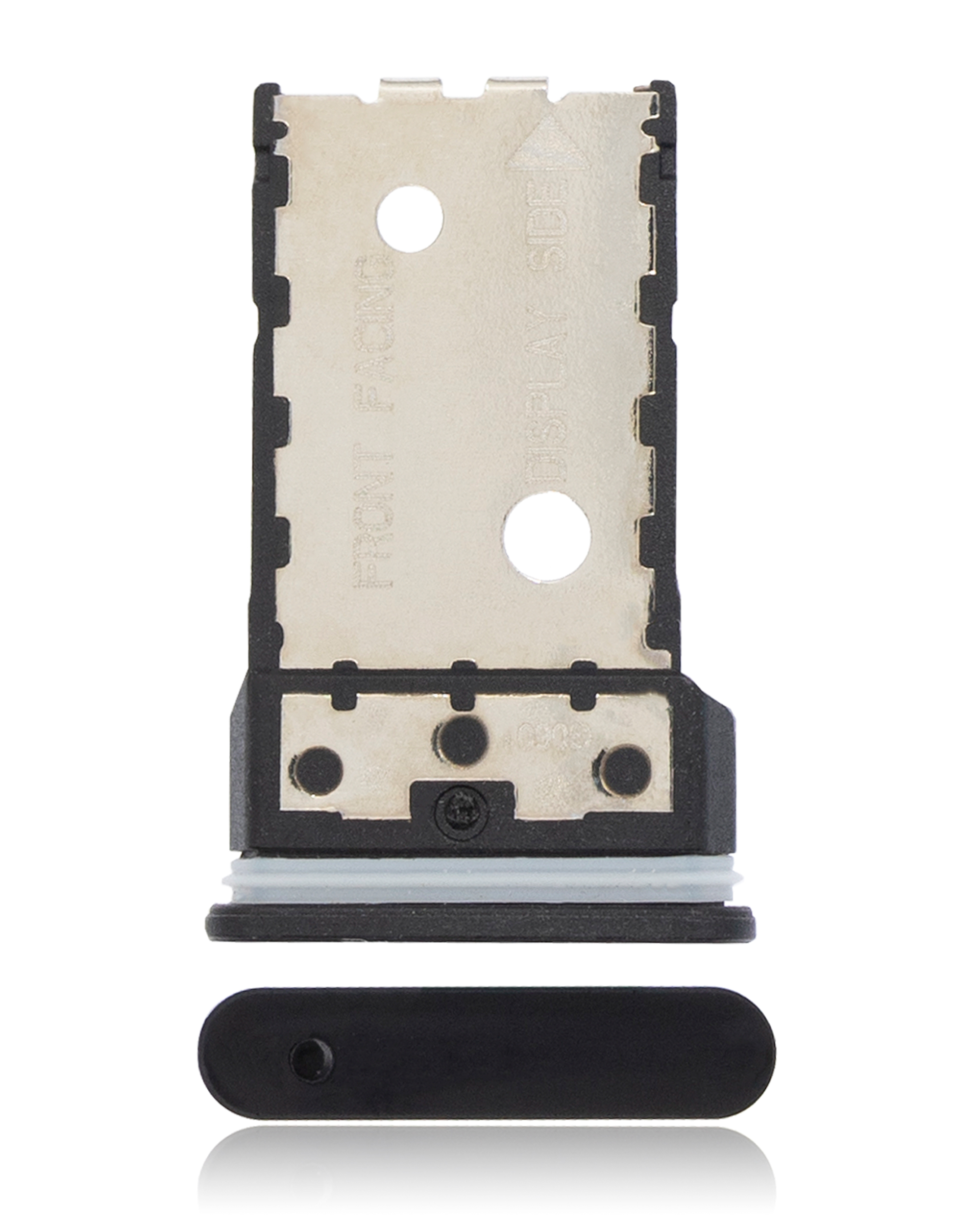Single Sim Card Tray Compatible For Motorola Edge 5G (Xt2063  / 2020) (Baltic Gray)