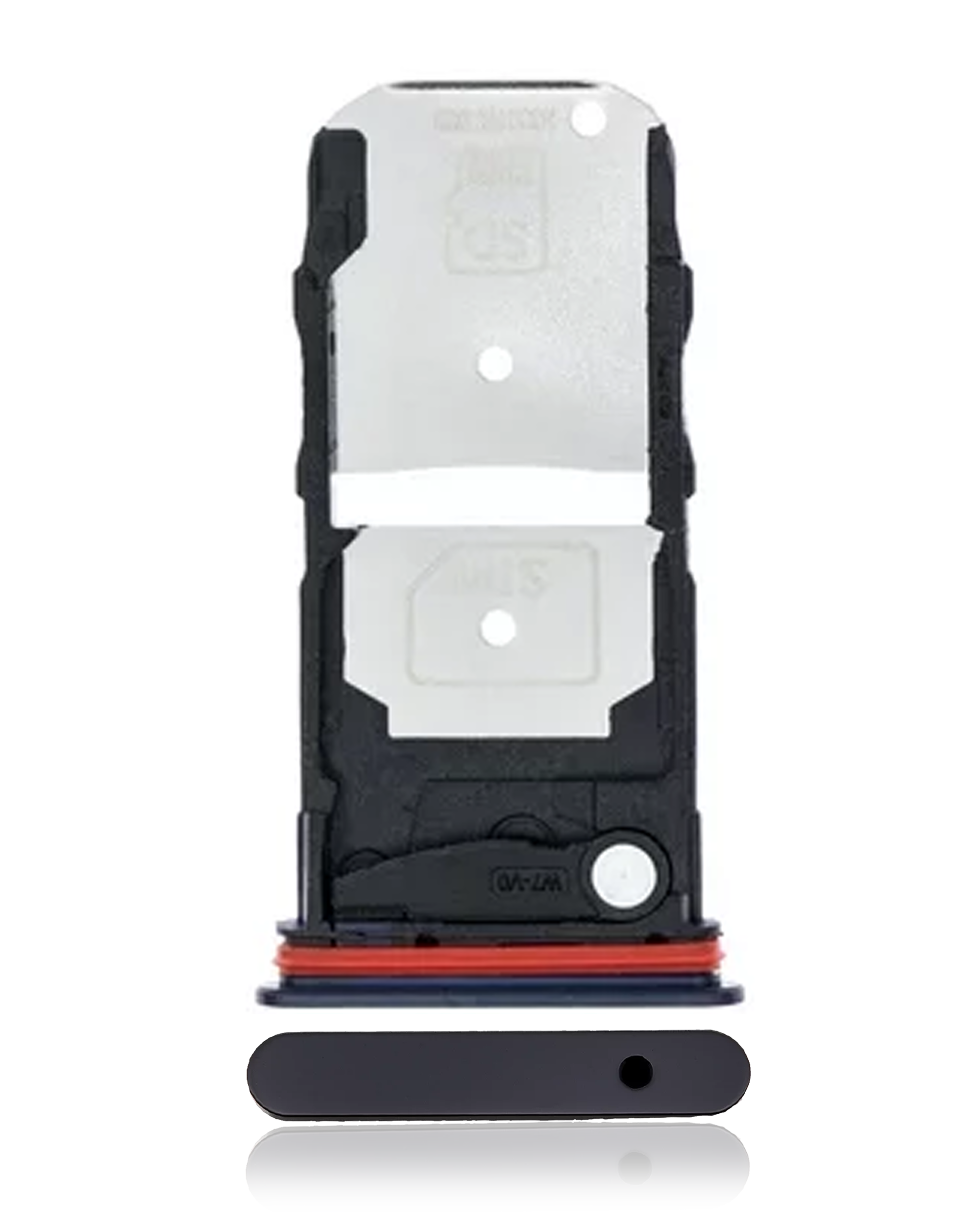 Dual Sim Card Tray Compatible For Motorola Edge 5G (Xt2063-3 / 2020) (Thunder Gray)