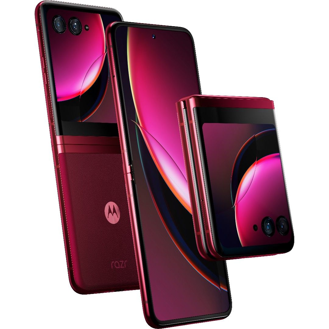 Oled Assembly With Frame Compatible For Motorola Razr / Razr 60 (Xt2553 / 2025) (Official - Not Aftermarket) (Parfait Pink)