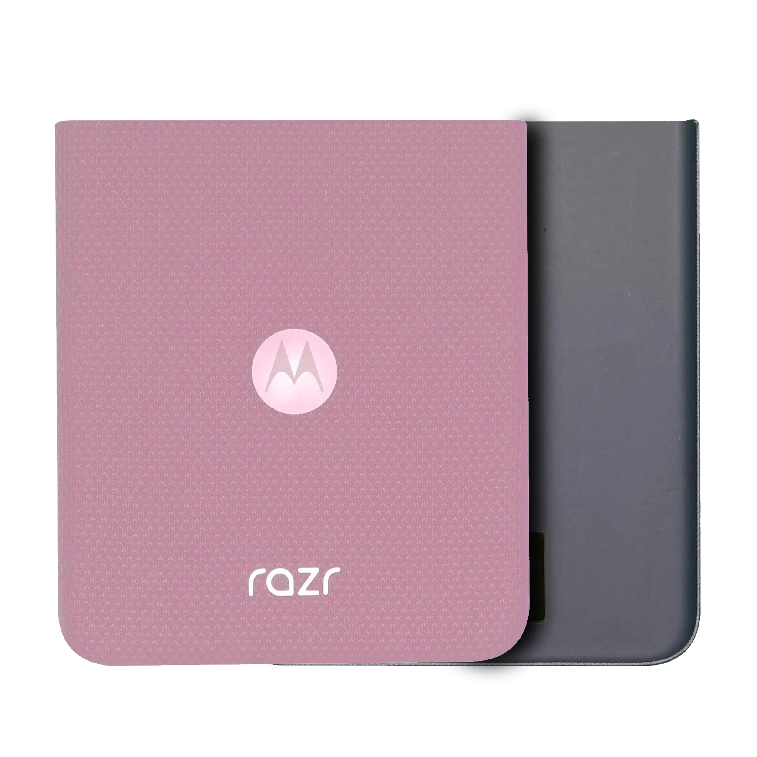 Base Back Cover Glass Compatible For Motorola Razr / Razr 60 (Xt2553 / 2025) (Official - Not Aftermarket)(Parfait Pink)