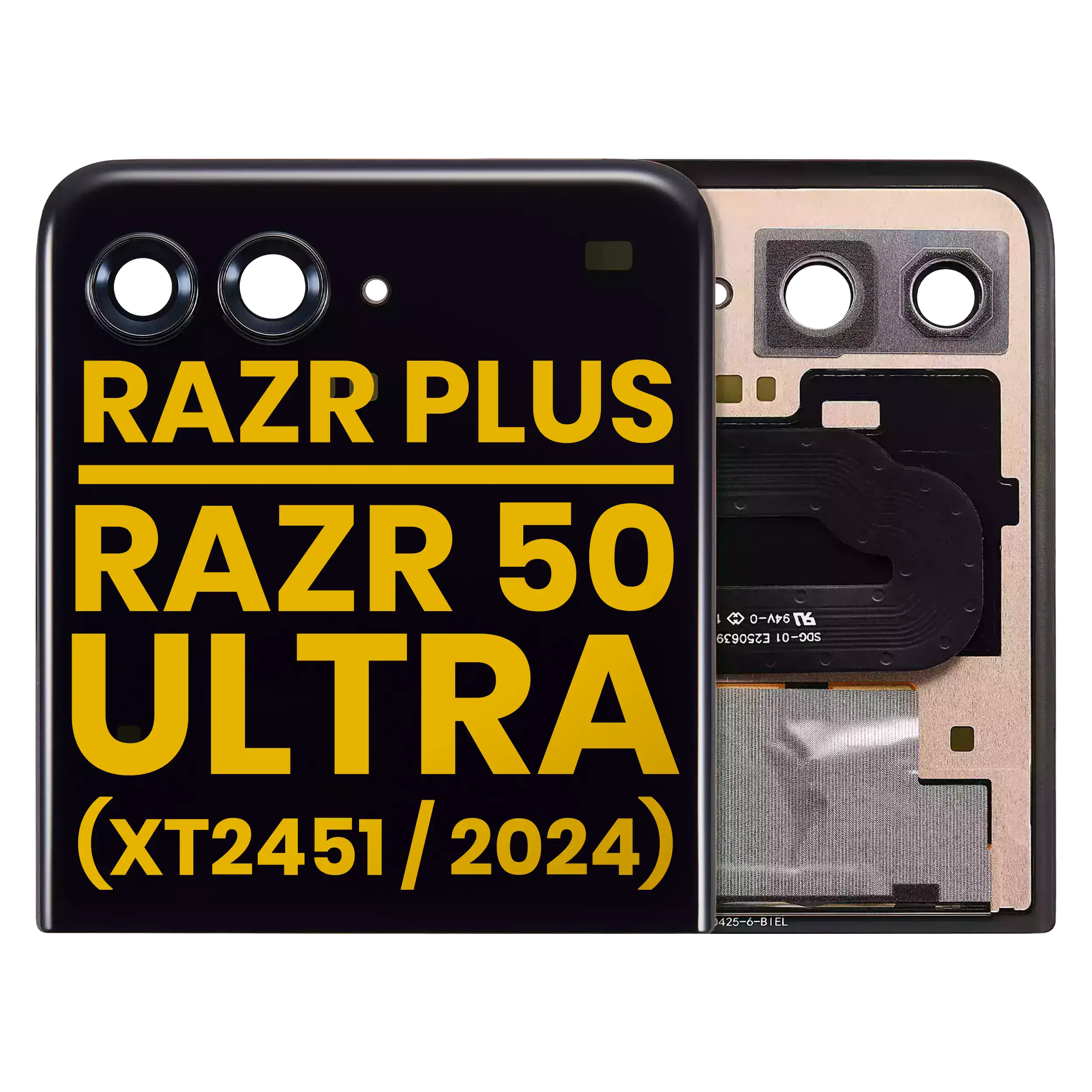 Outer Oled Assembly Compatible For Motorola Razr Plus / Razr 50 Ultra (Xt2451 / 2024) (Refurbished) (All Colors)
