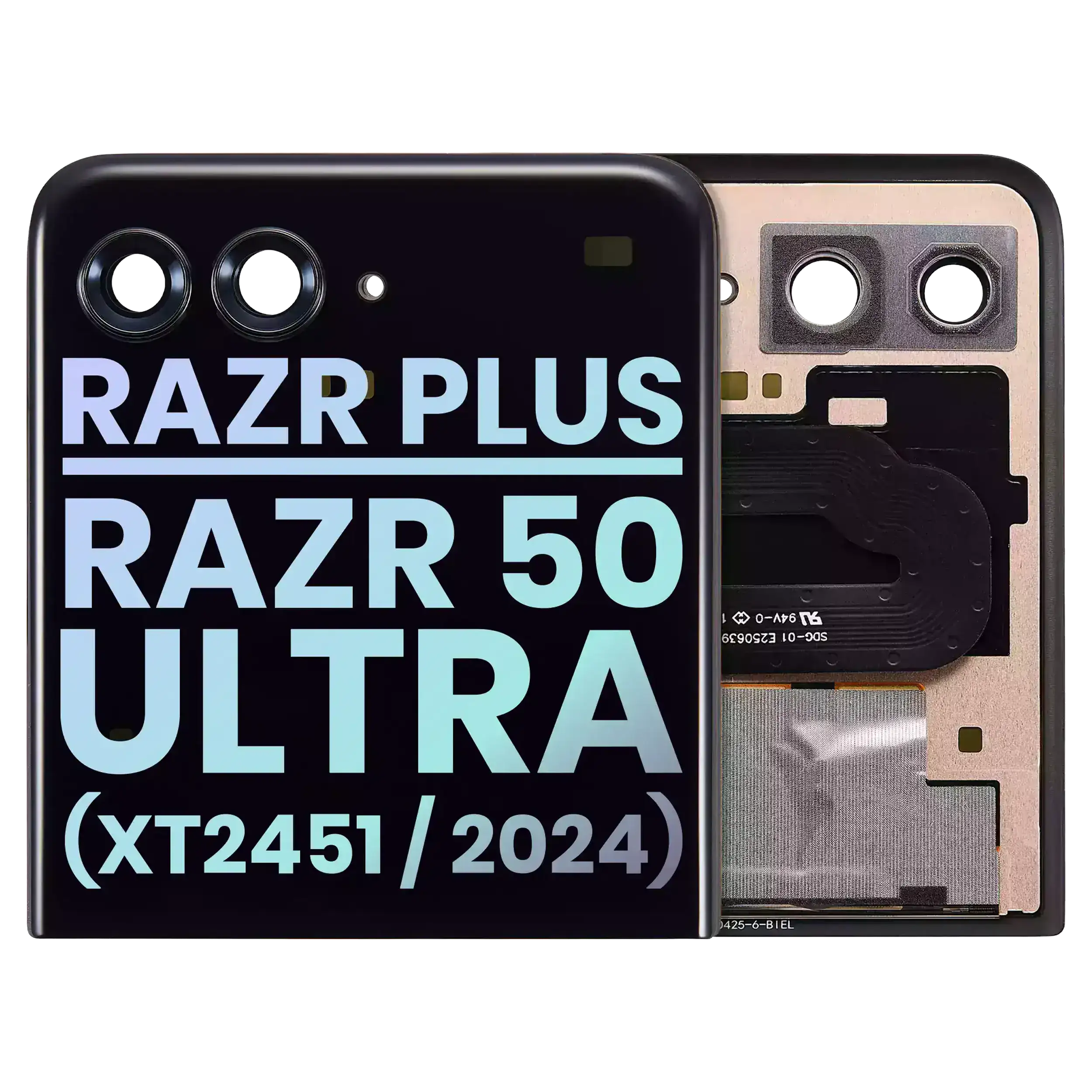 Outer Oled Assembly Compatible For Motorola Razr Plus / Razr 50 Ultra (Xt2451 / 2024) (Official - Not Aftermarket) (All Colors)