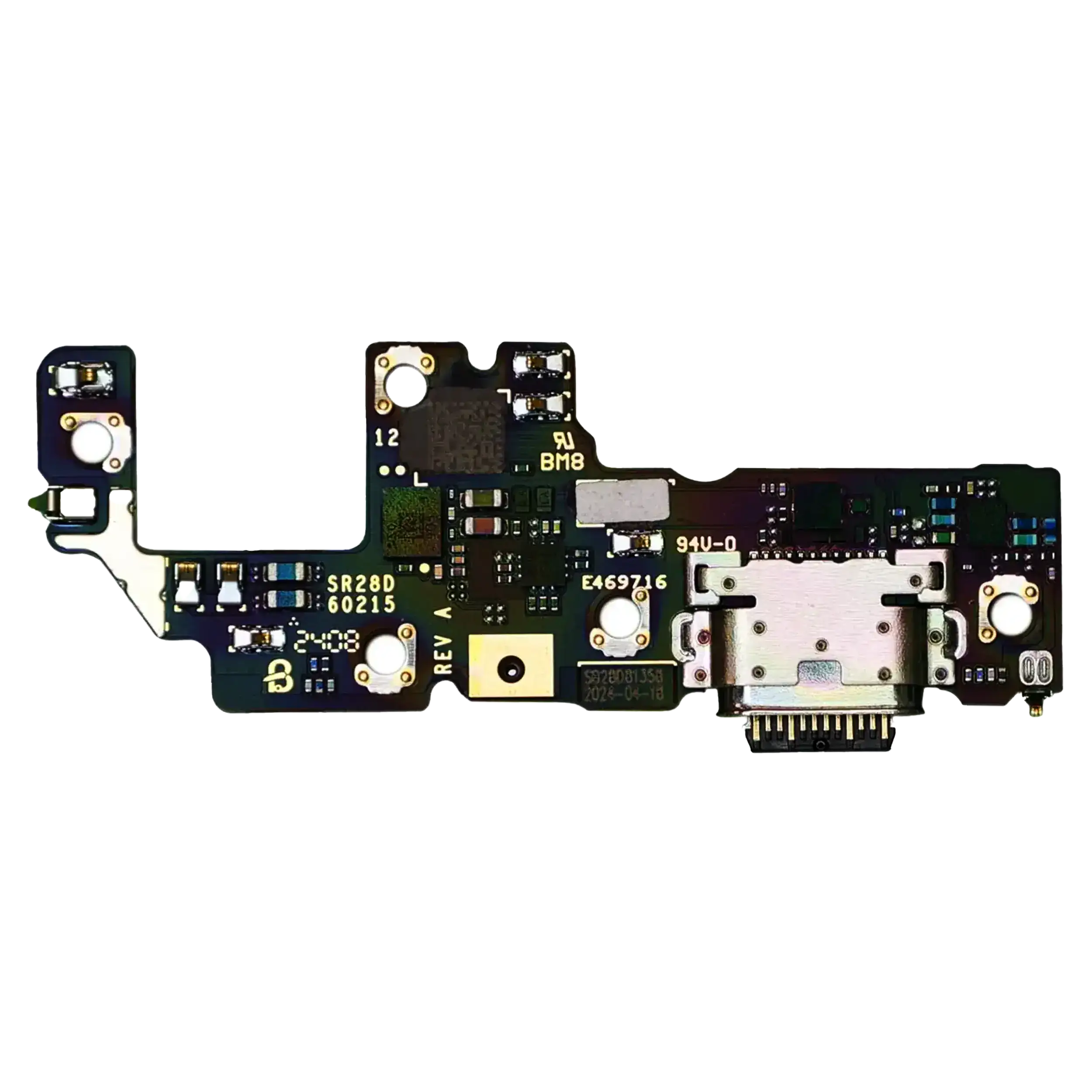 Charging Port Board Compatible For Motorola Razr Plus / Razr 50 Ultra (Xt2451 / 2024) (Official - Not Aftermarket)