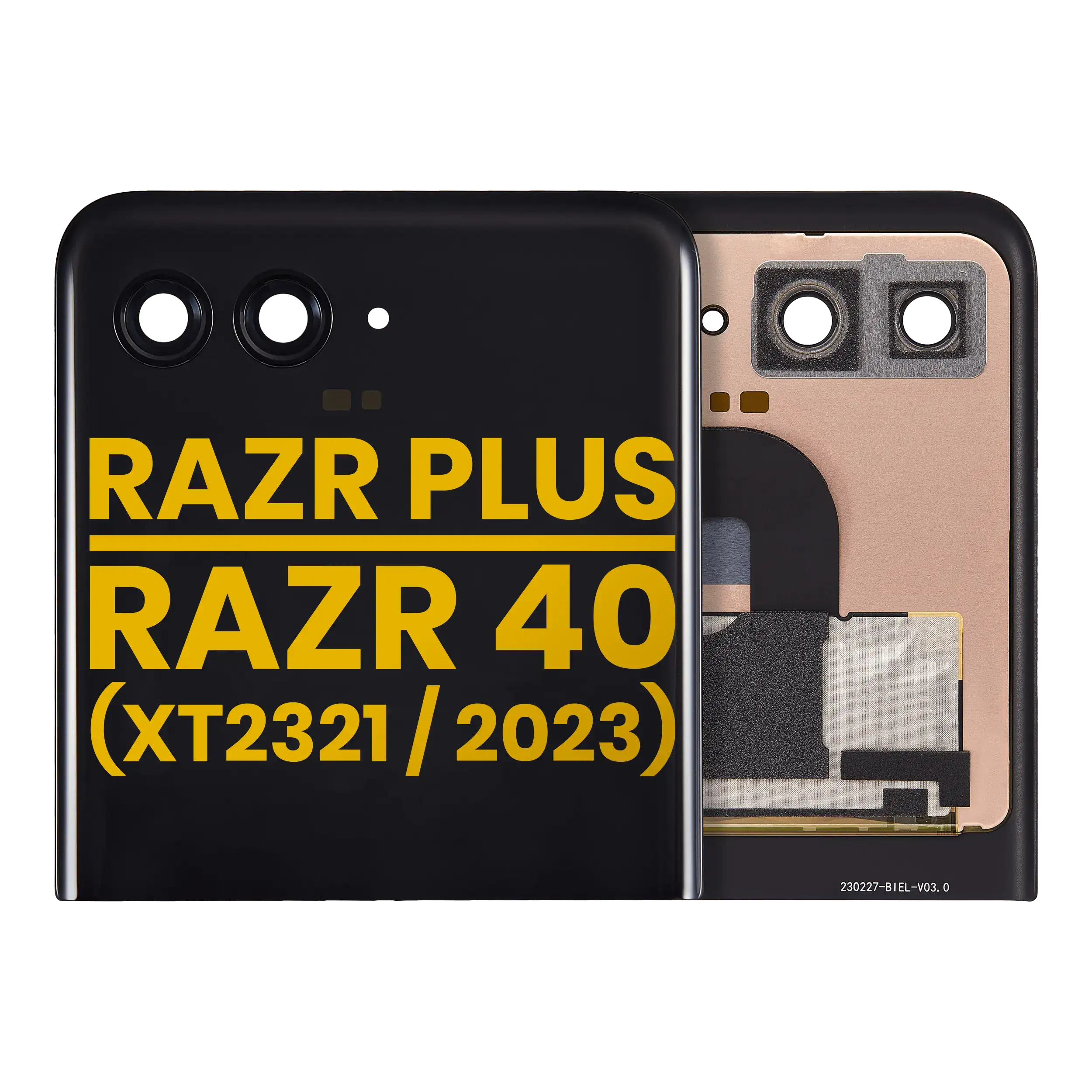 Outer Oled Assembly Compatible For Motorola Moto Razr Plus / Razr 40 Ultra (Xt2321 / 2023) (Refurbished) (All Colors)