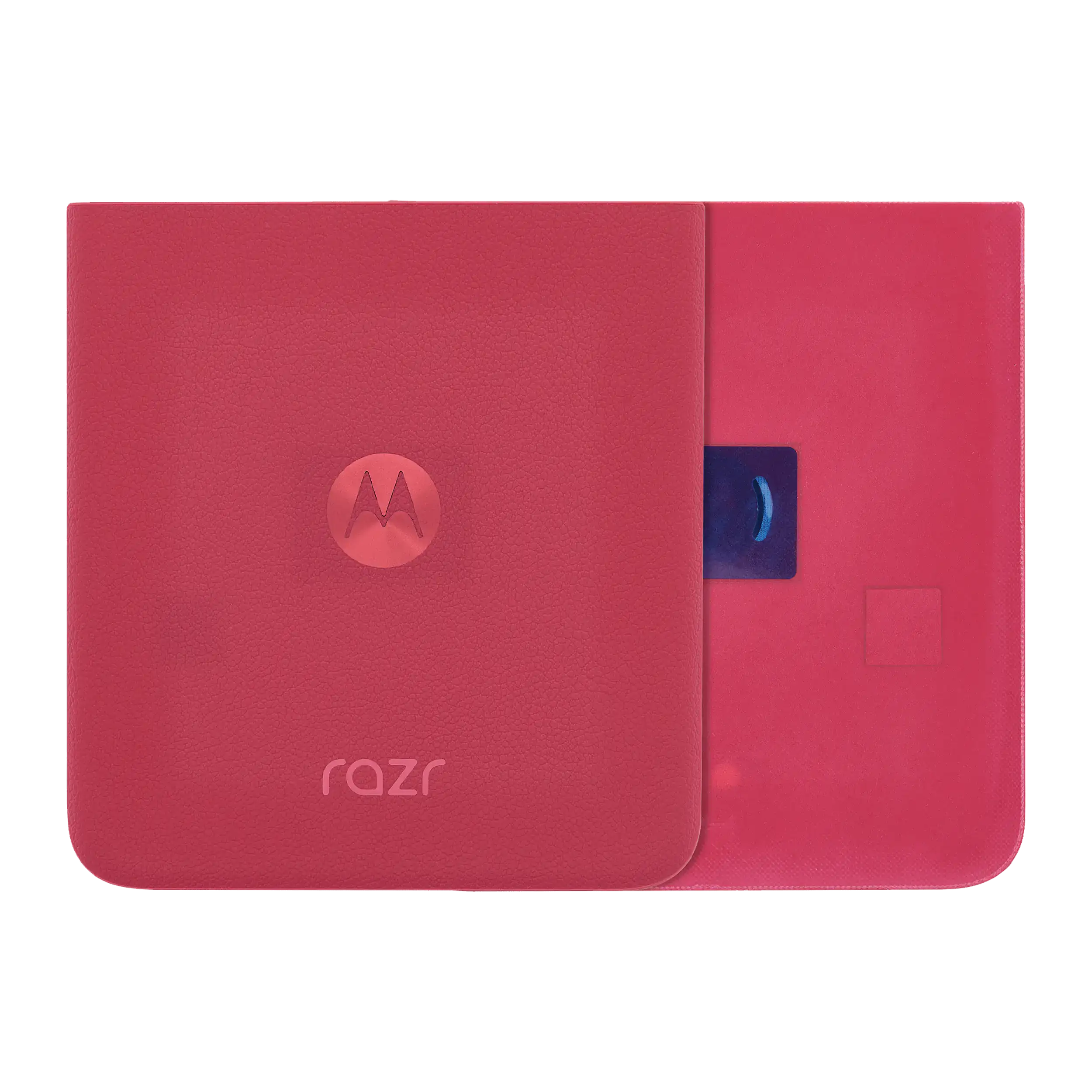 Bottom Back Cover Glass Compatible For Motorola Razr Plus / Razr 40 Ultra (Xt2321 / 2023) (Official - Not Aftermarket) (Barberry)