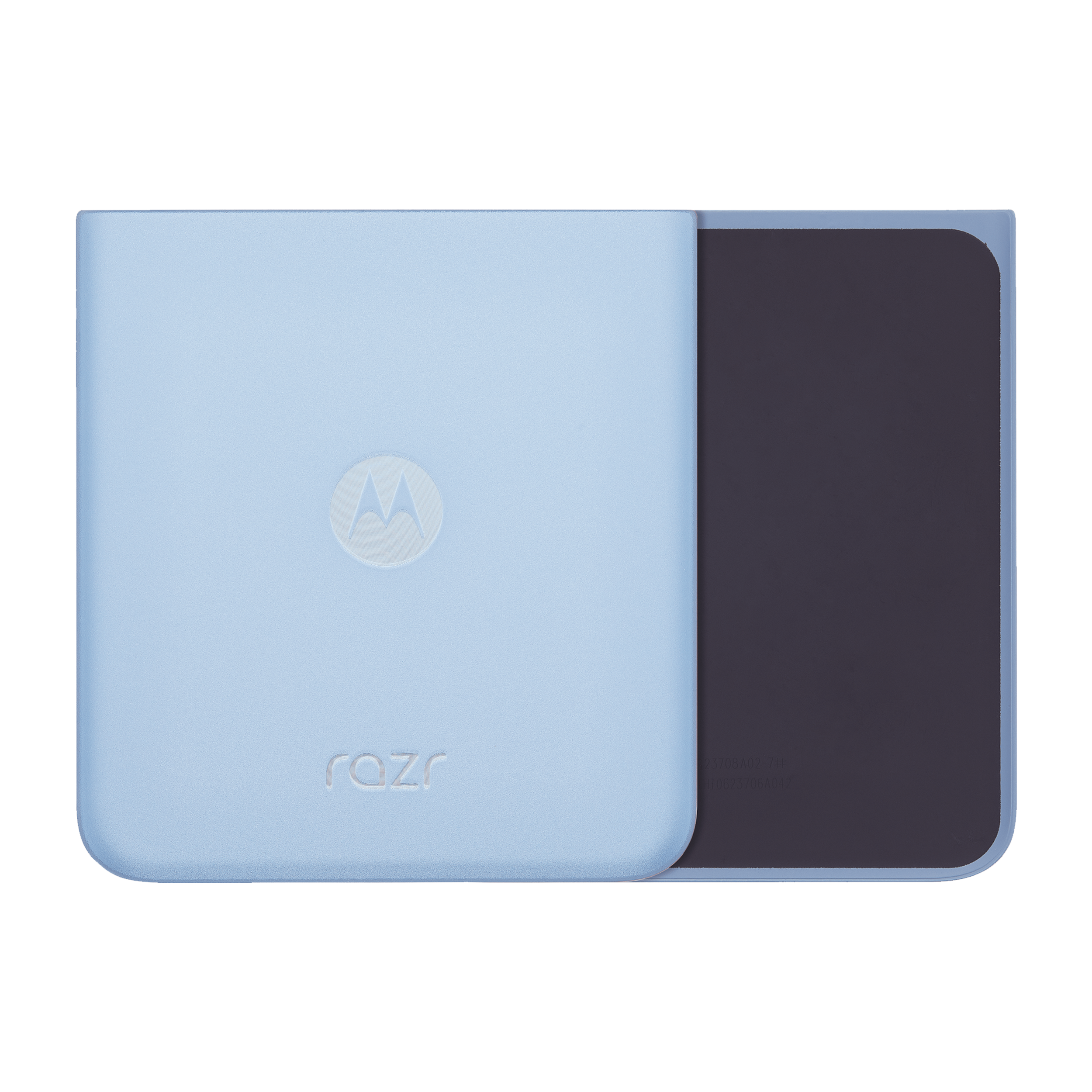 Bottom Back Cover Glass Compatible For Motorola Razr Plus / Razr 40 Ultra (Xt2321 / 2023) (Official - Not Aftermarket) (Saltwater Slide)