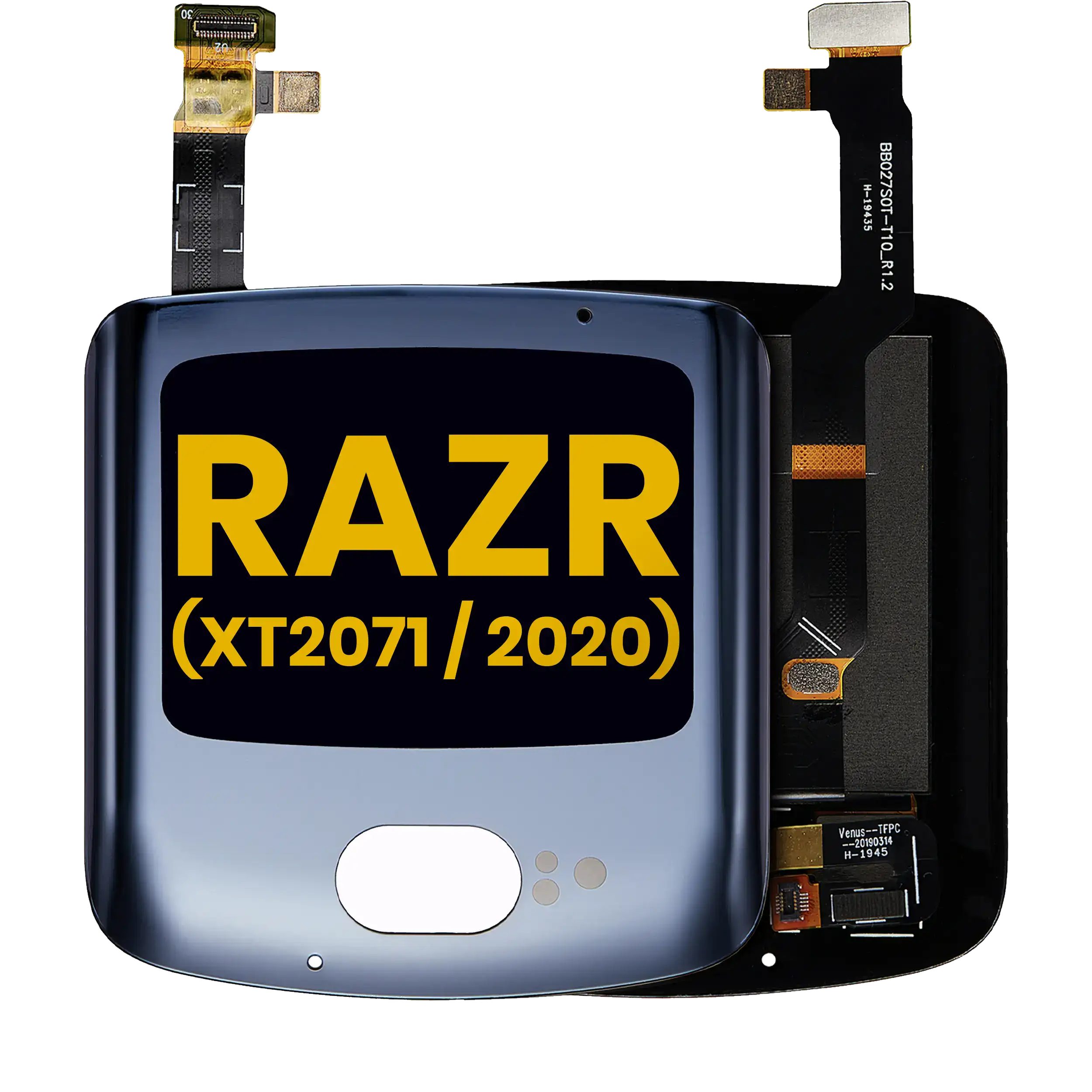 Outer Oled Assembly  Without Frame Compatible For Motorola Razr 5G (Xt2071 / 2020) (Refurbished) (All Colors)