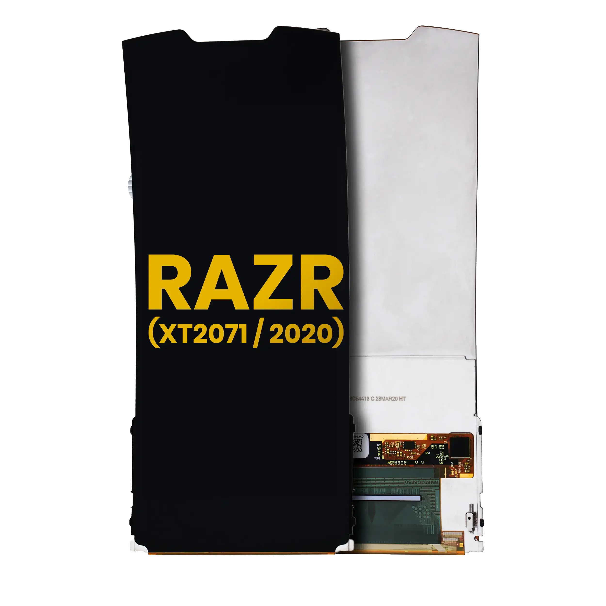 Inner Oled Assembly Without Frame Compatible For Motorola  Razr 5G (Xt2071 / 2020) (Refurbished) (All Colors)