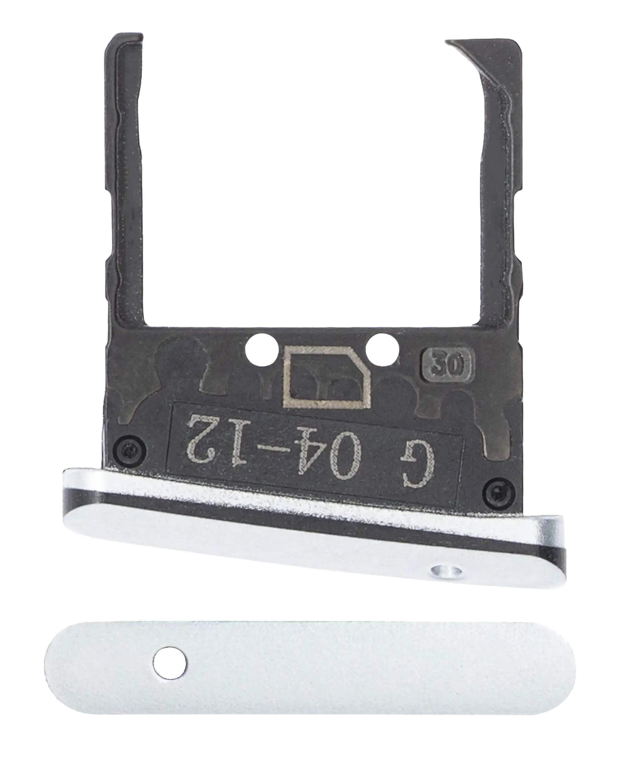 Single Sim Card Tray Compatible For Motorola Razr 5G (Xt2071 / 2020) (Liquid Mercury)