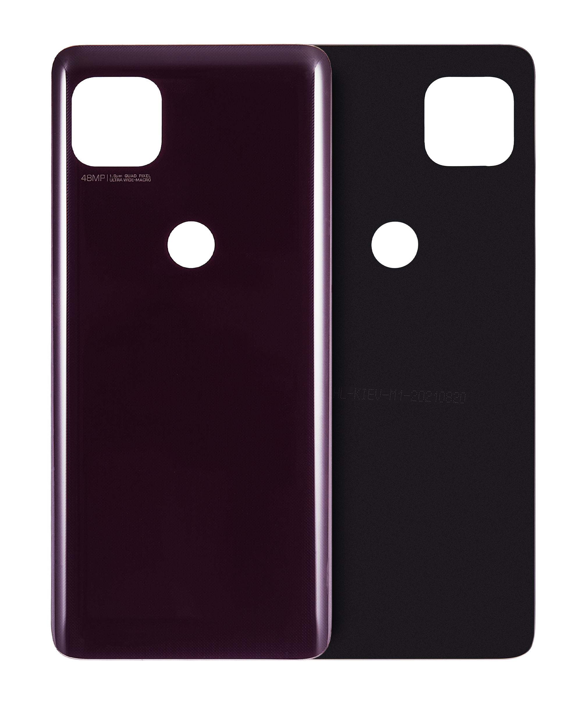 Back Cover Glass Compatible For Motorola Moto One 5G Ace (Xt2113-1/2 / 2021) (Volcanic Gray)