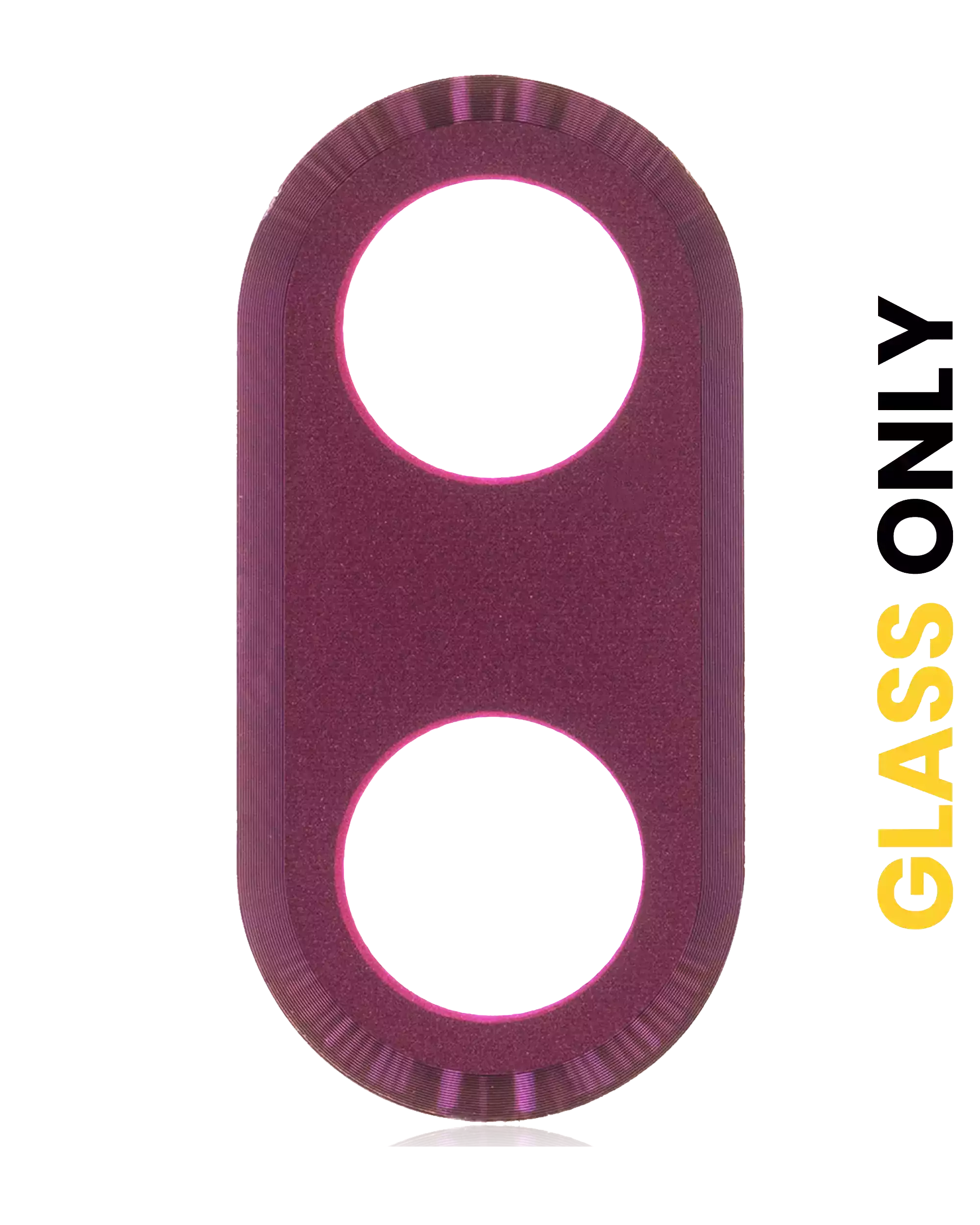 Back Camera Lens (Glass Only) With Adhesive Compatible For Motorola One Hyper (Xt2027 / 2020) (Dark Amber)