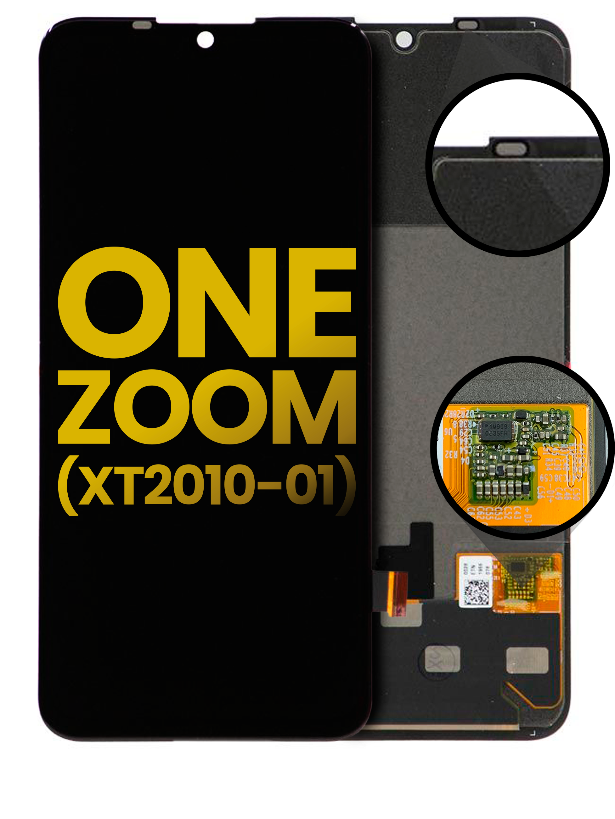 Lcd Assembly Without Frame Compatible For Motorola One Zoom (Xt2010-01 / 2019) (Refurbished) (All Colors)
