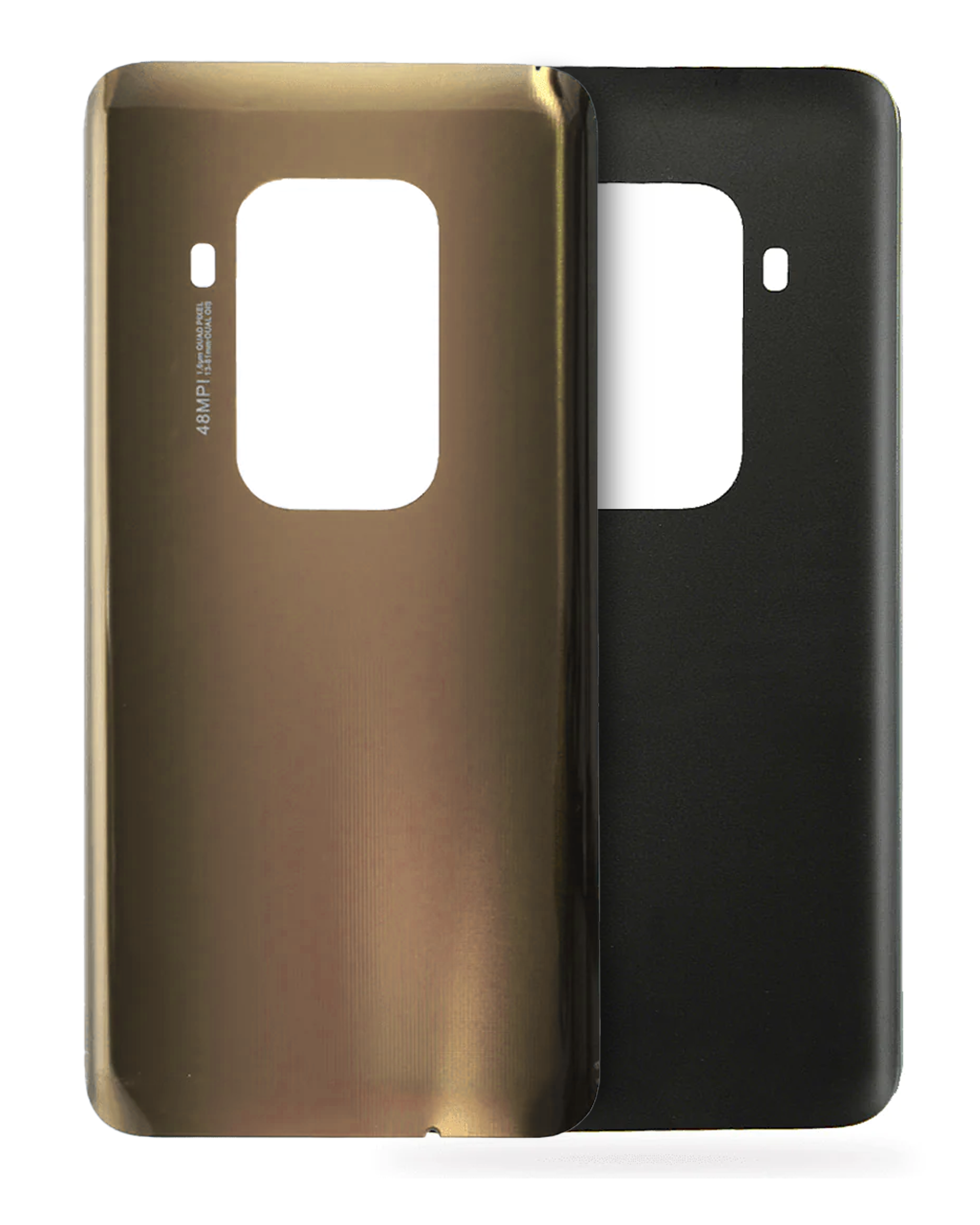 Back Cover Glass Compatible For Motorola Moto One Zoom (Xt2010-1 / 2019) (Official - Not Aftermarket) (Gold)