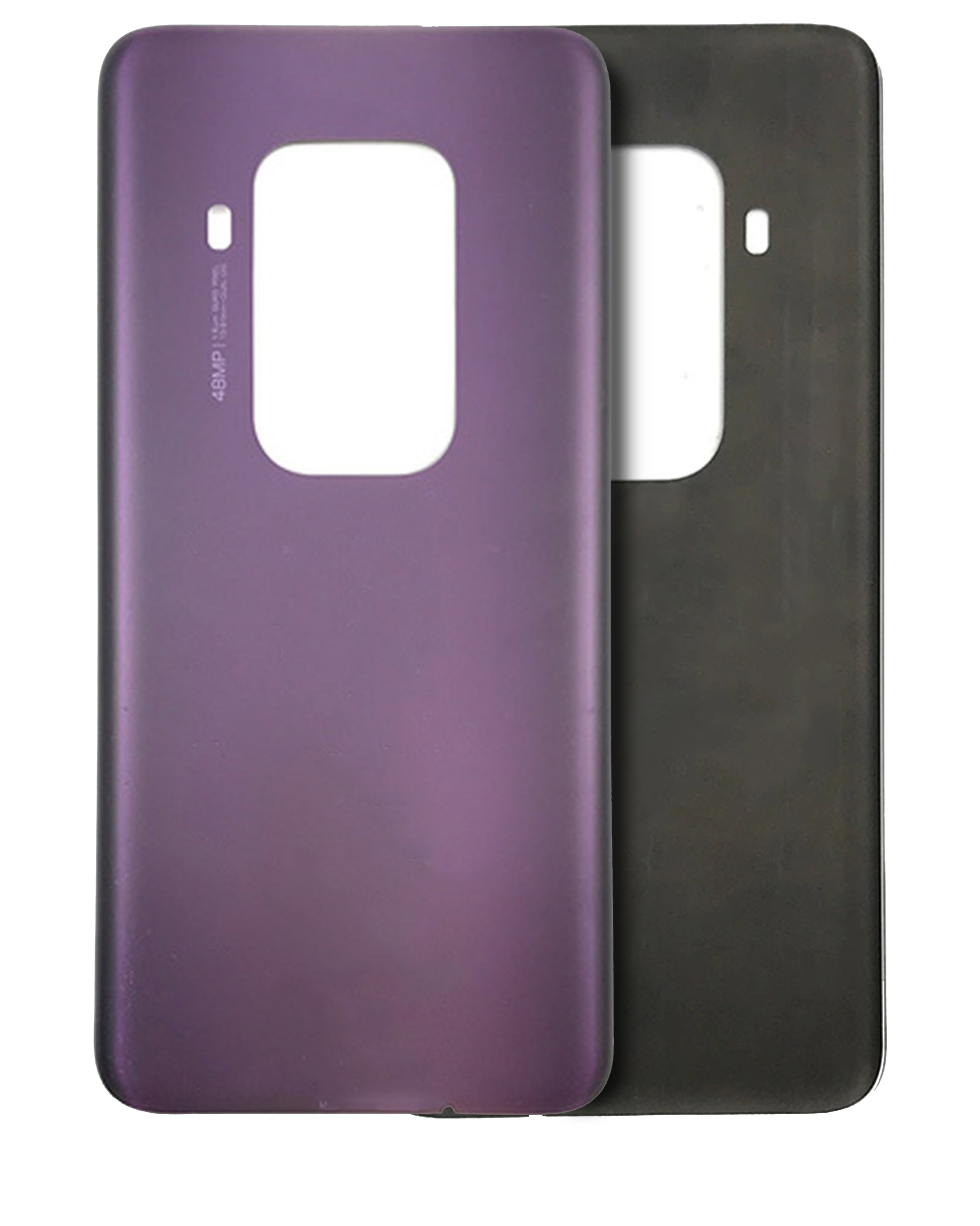 Back Cover Glass Compatible For Motorola One Zoom (Xt2010-01 / 2019) (Official - Not Aftermarket) (Cosmic Purple)