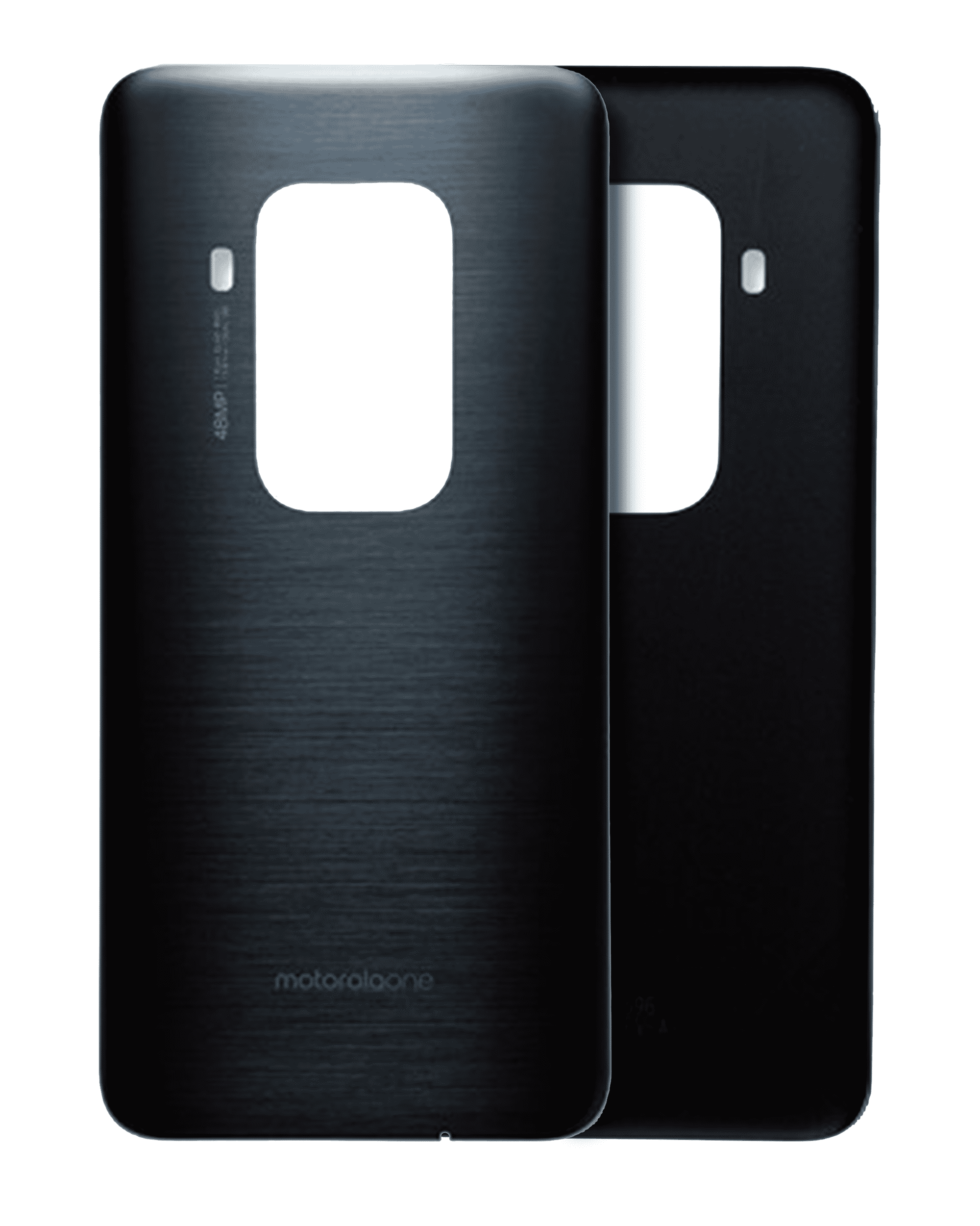 Back Cover Glass Compatible For Motorola One Zoom (Xt2010-01 / 2019) (Official - Not Aftermarket) (Gray)