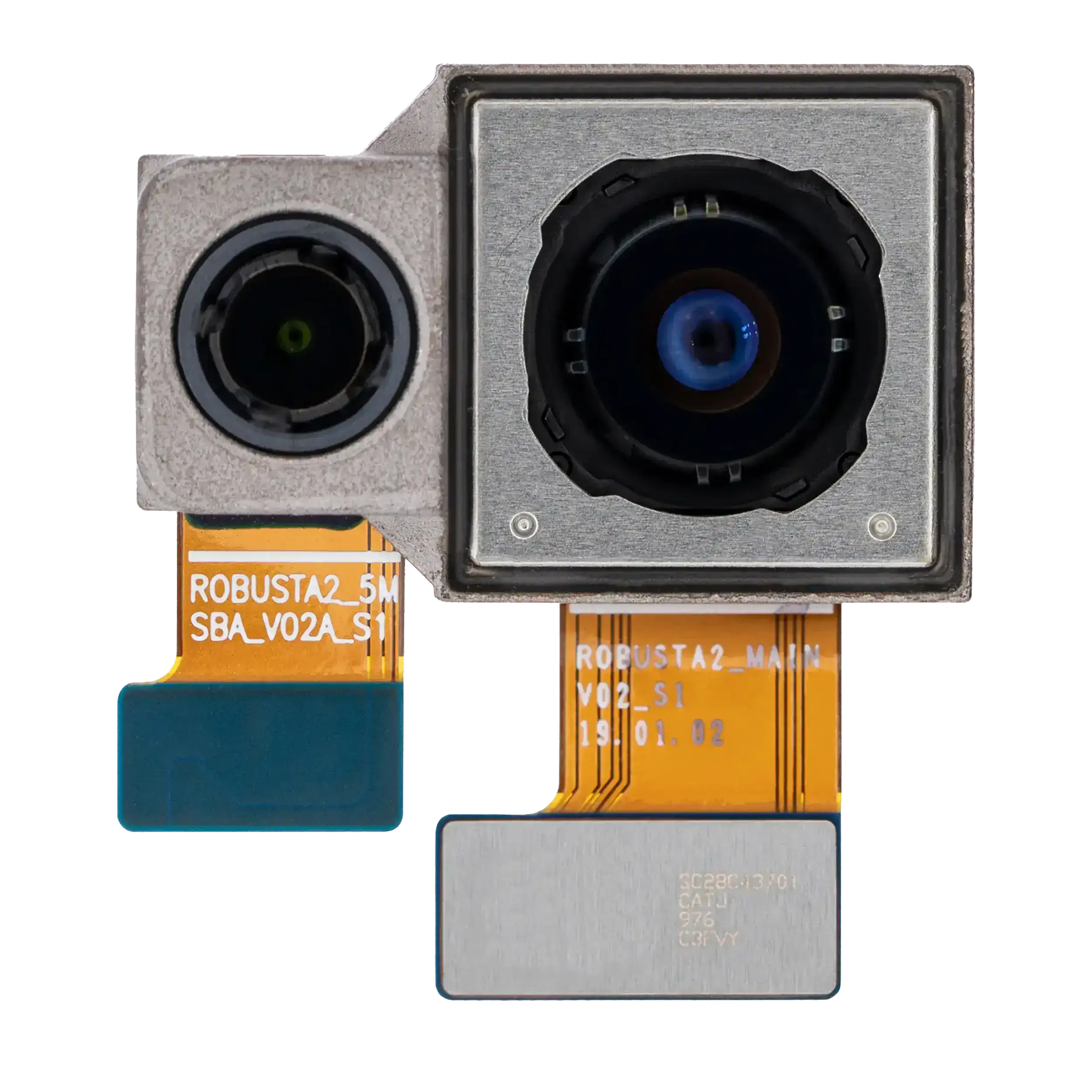 Back Camera (Wide & Depth) Compatible For Motorola One Vision (Xt1970 / 2019) / P50