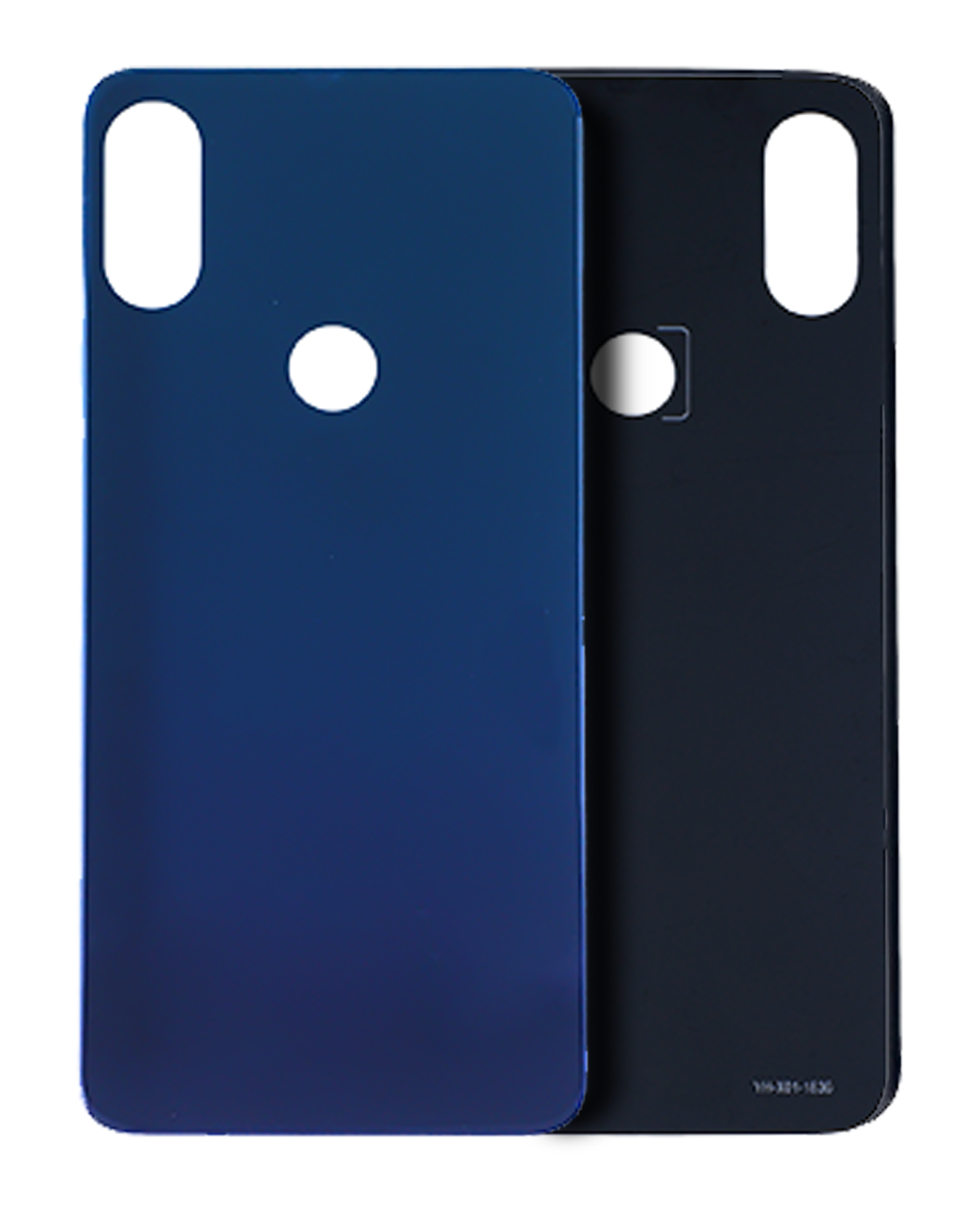 Back Cover Glass Compatible For Motorola One (Xt1941 / 2018) / Moto P30 (Xt1943 / 2018) (Blue)