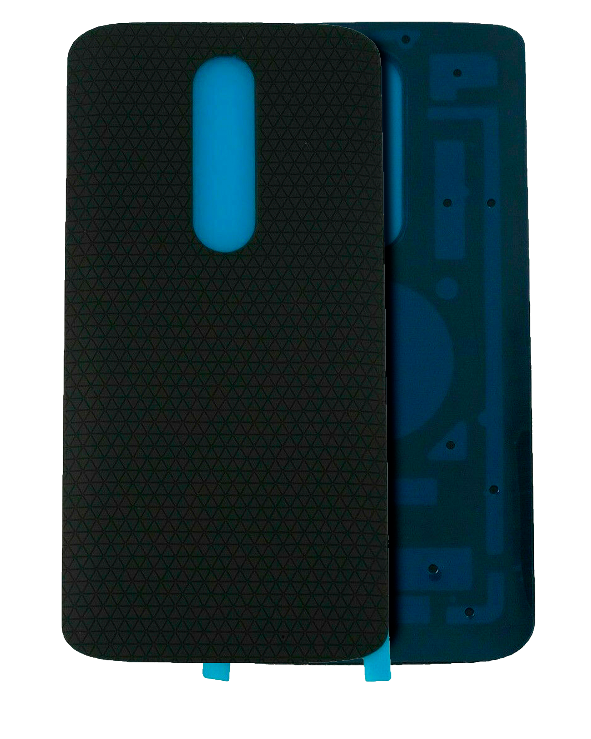Back Cover Glass Compatible For Motorola Droid Turbo 2 (Xt1585 / Xt1580 / Xt1581 / 2015) (Used  Pull: Grade A) (Black)