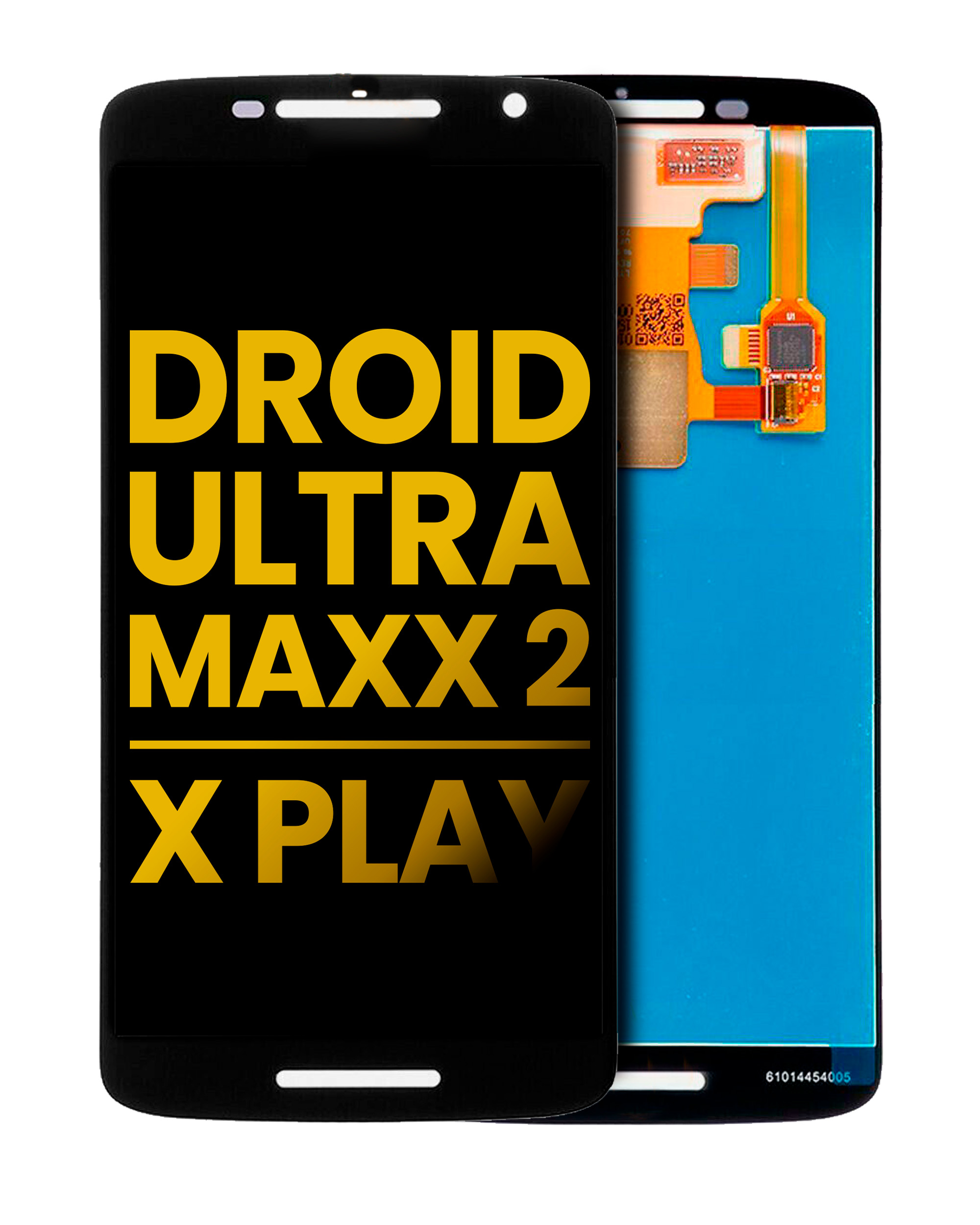 Lcd Assembly Without Frame Compatible For Motorola Droid Ultra Maxx 2 / Moto X Play (Xt1565 / Xt1561 / 2015) (Refurbished) (Black)