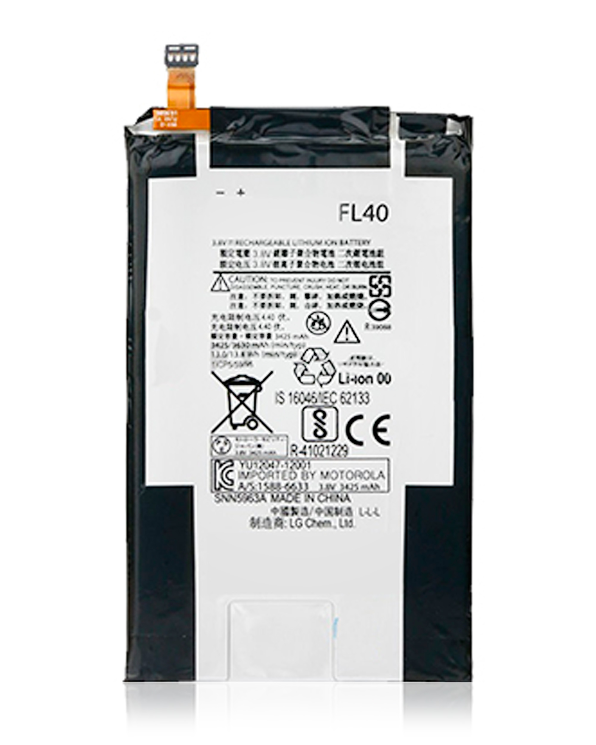Replacement Battery Compatible For Motorola Droid Ultra Maxx 2 / Moto X Play (Xt1562 / 2015) (Fl40)