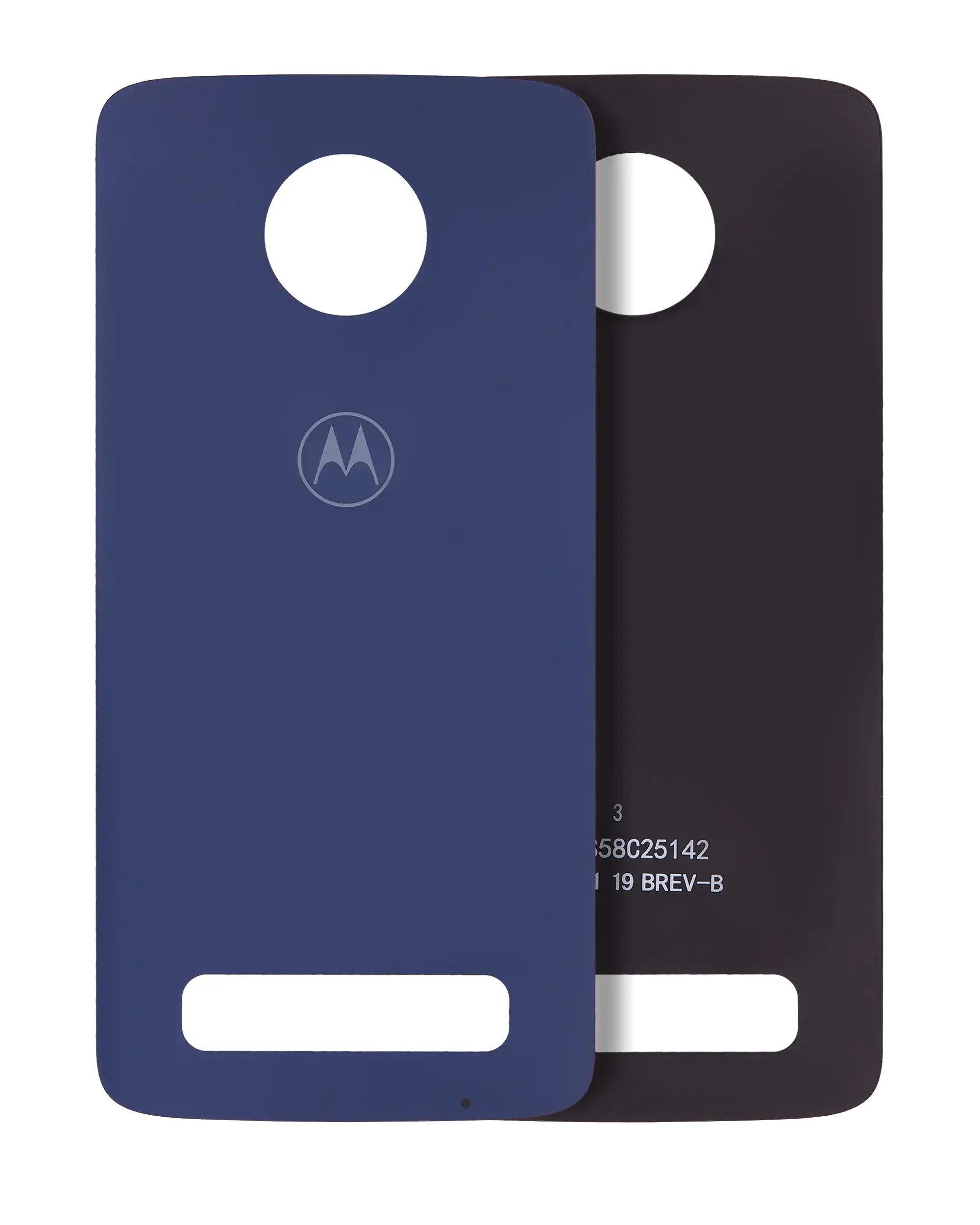 Back Cover Glass Compatible For Motorola Moto Z3 Play (Xt1929 / 2018) (Official - Not Aftermarket) (Deep Indigo)