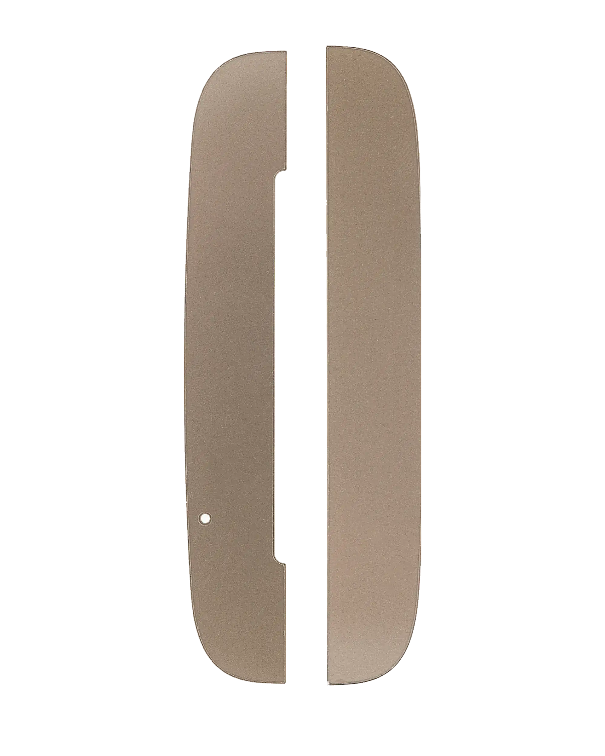 Top And Bottom Back Glass Panels Compatible For Motorola Moto Z / Z Force Droid (Xt1650-02 / 2016) (Gold)