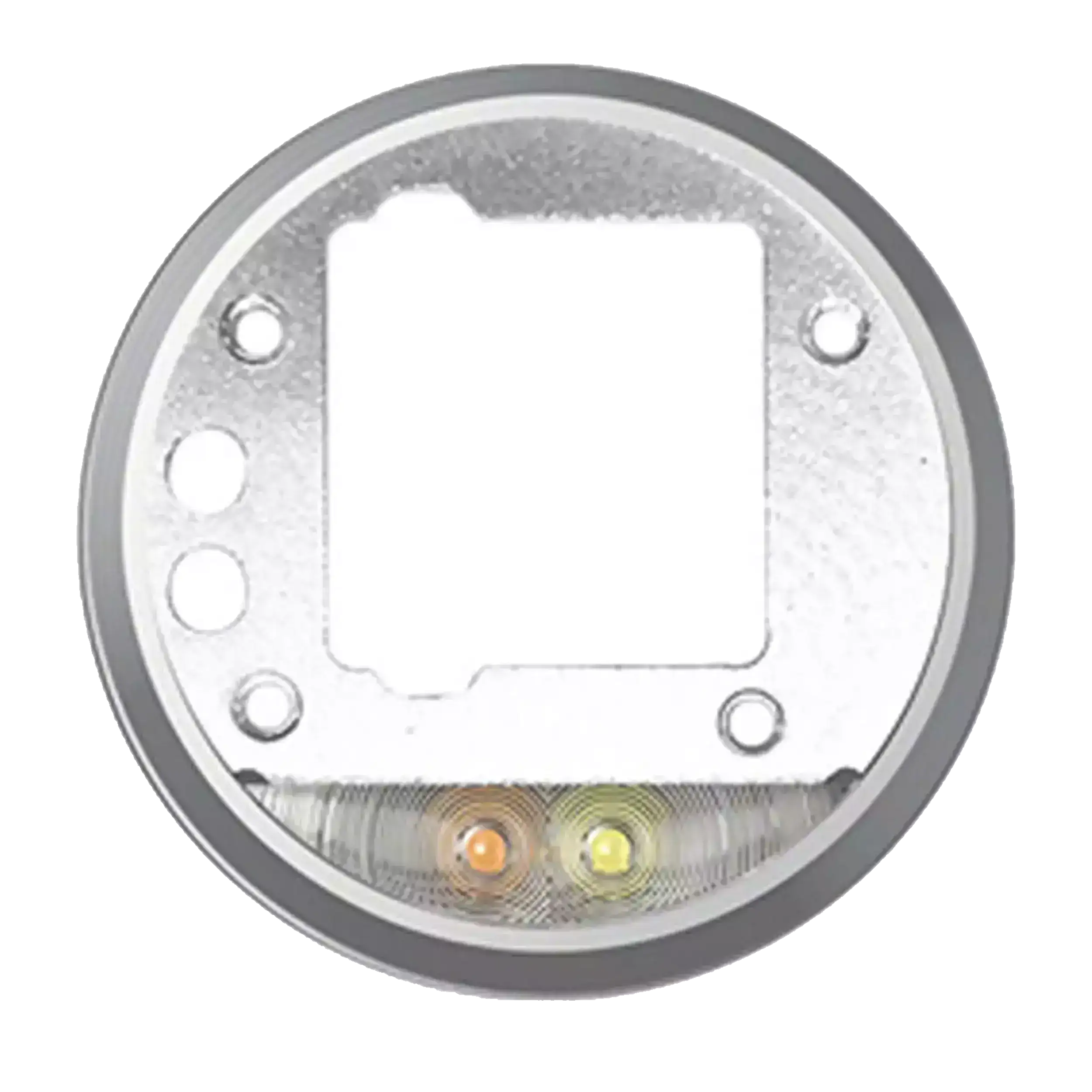 Back Camera Lens Bracket And Flash Defuser Compatible For Motorola Moto Z Play Droid (Xt1635 / 2016) (Silver)
