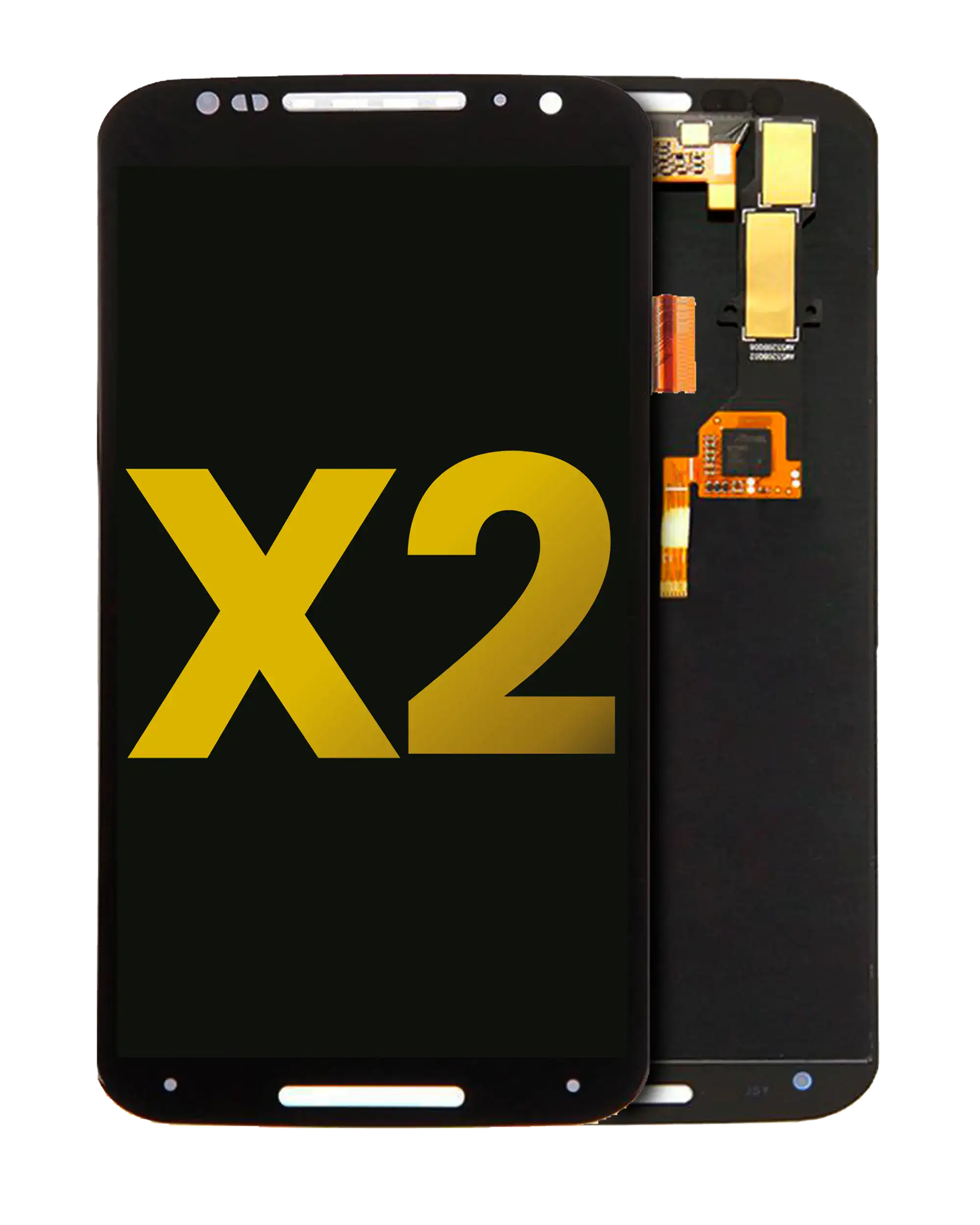 Lcd Assembly Without Frame Compatible For Motorola Moto X2 (Xt1096 / 2014) (Refurbished) (Black)