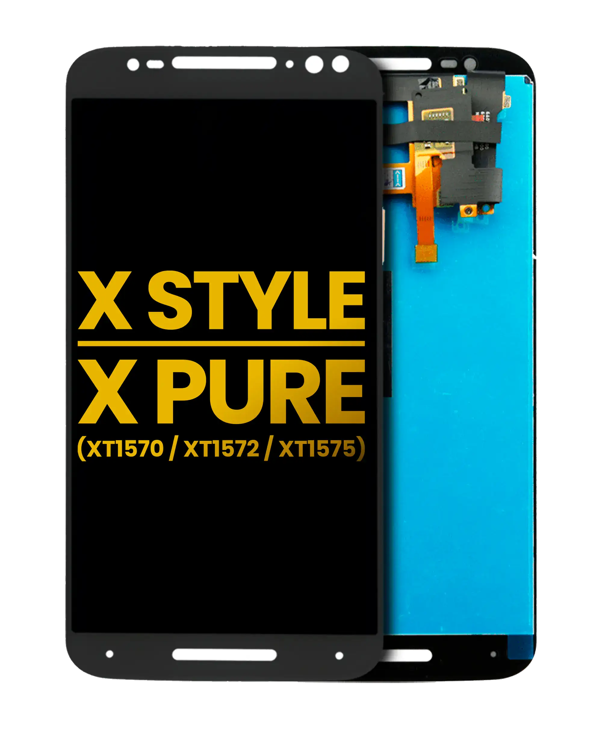 Lcd Assembly Without Frame Compatible For Motorola Moto X Style (Xt1572 / 2015) / Moto X Pure Edition (Xt1575 / 2015) (Refurbished) (Black)