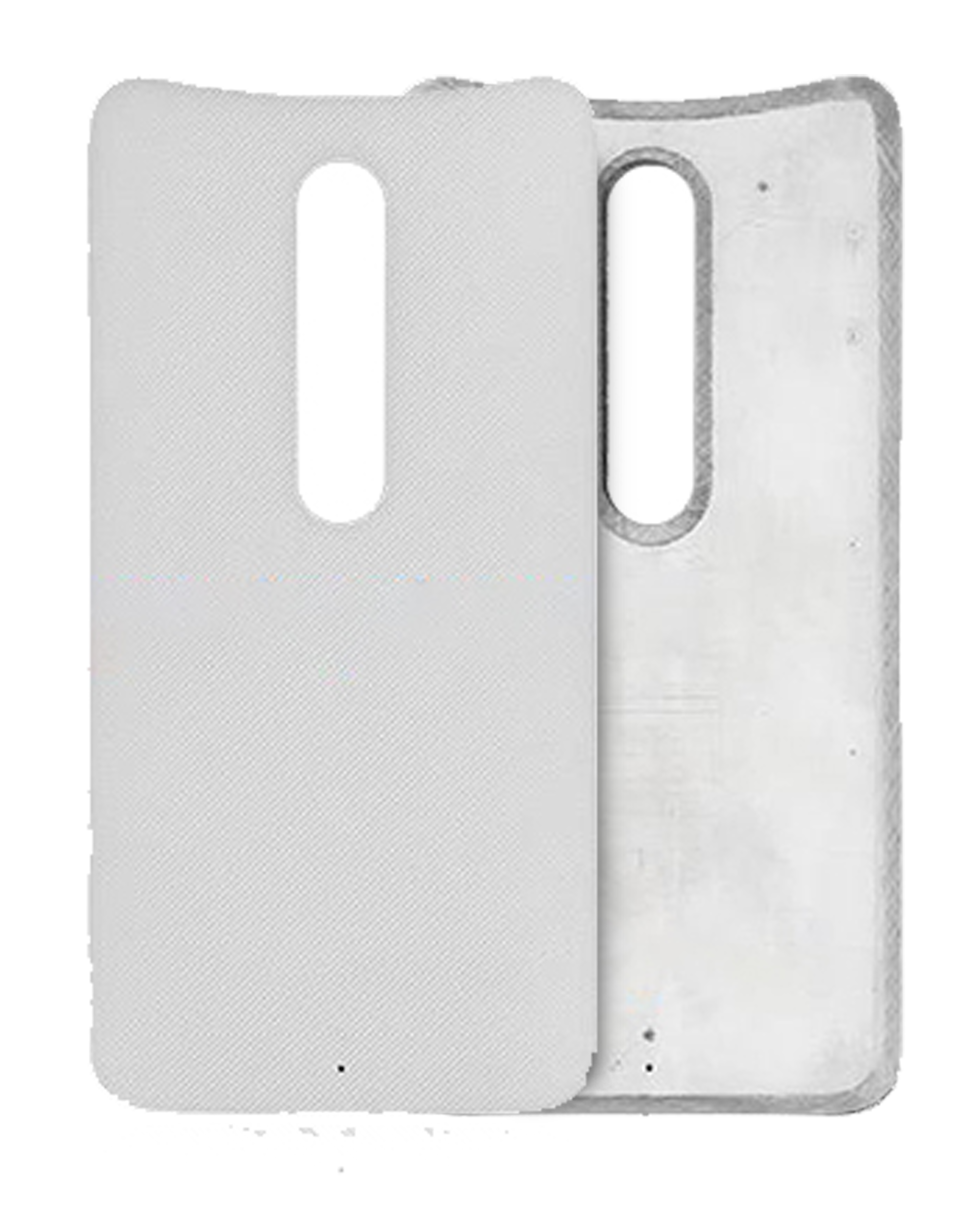 Back Cover Glass Compatible For Motorola Moto X Style (Xt1572 / 2015) (White)