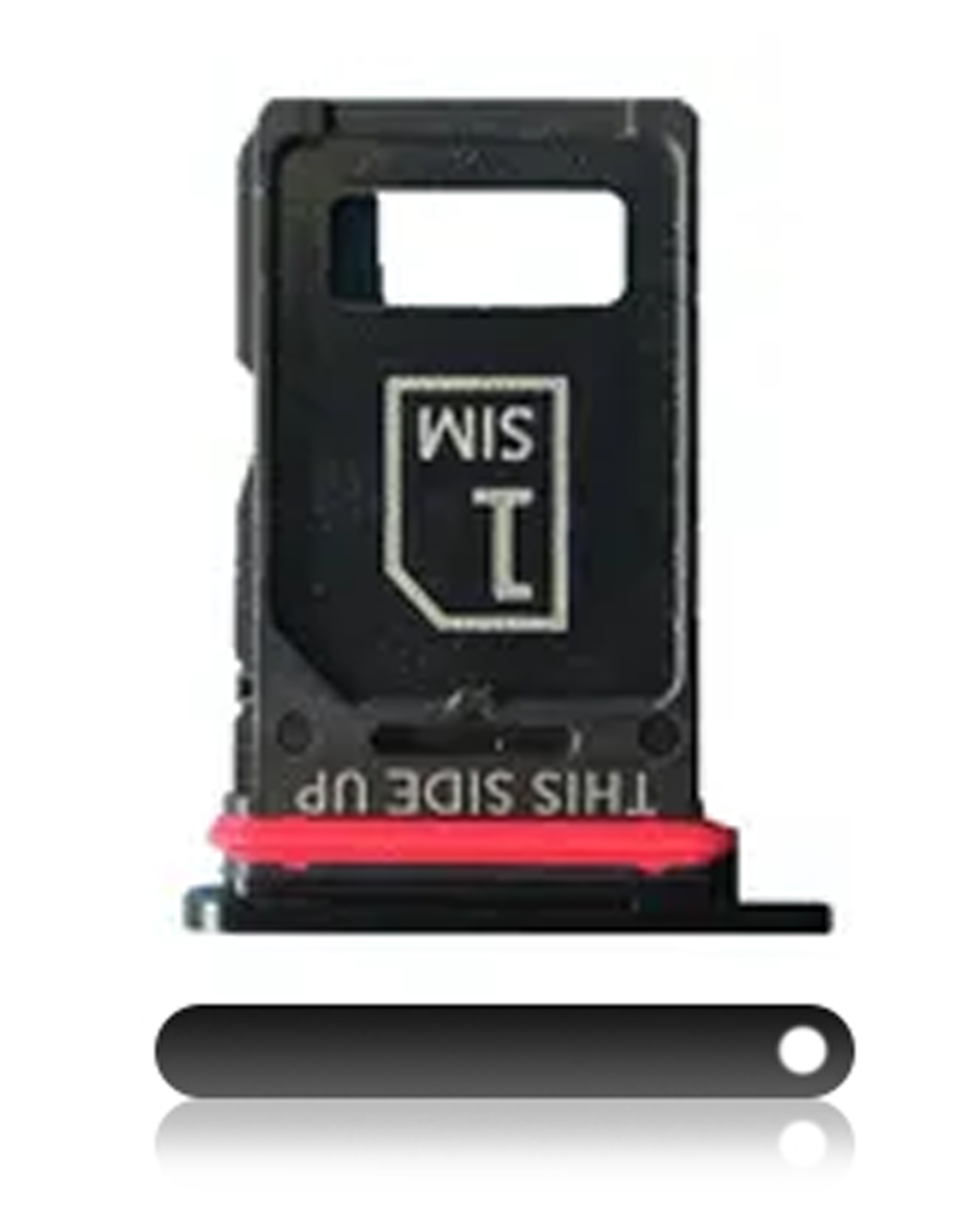 Single Sim Card Tray Compatible For Motorola Thinkphone (Xt2309 / 2023) (Official - Not Aftermarket) (Carbon Black)