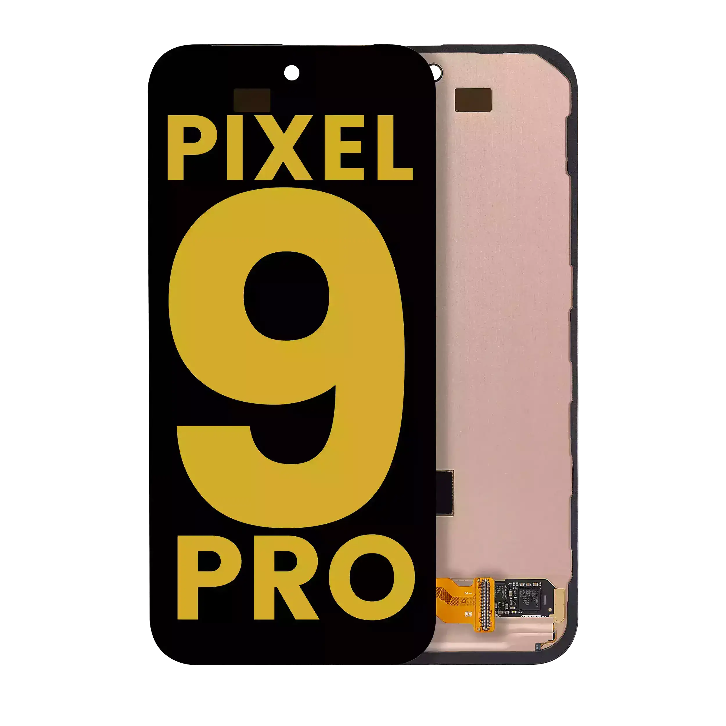 Oled Assembly With Frame (With Finger Print Sensor) Compatible For Google Pixel 9 Pro (Refurbished) (All Colors)