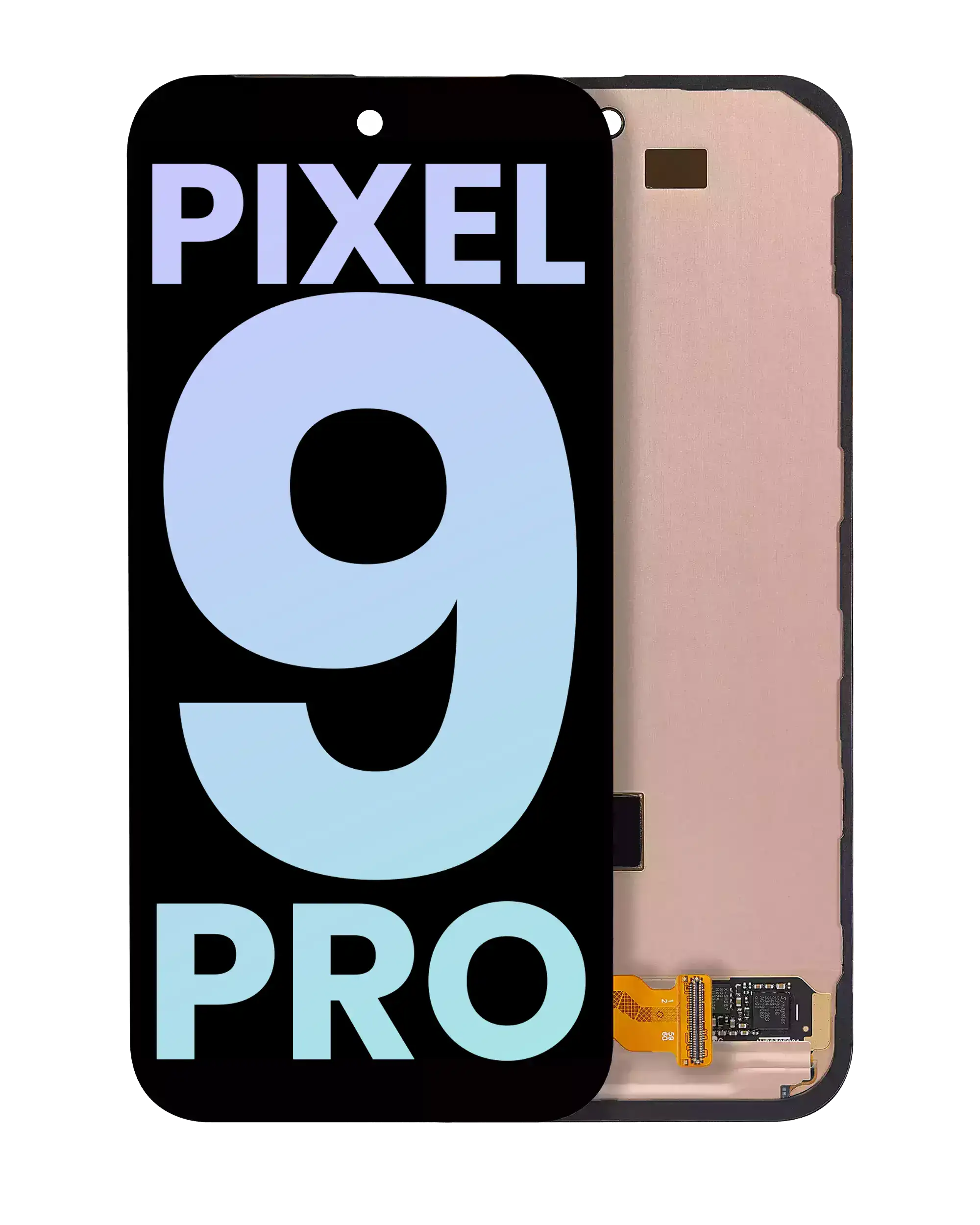 Oled Assembly With Frame (With Finger Print Sensor) Compatible For Google Pixel 9 Pro (Official - Not Aftermarket) (All Colors)