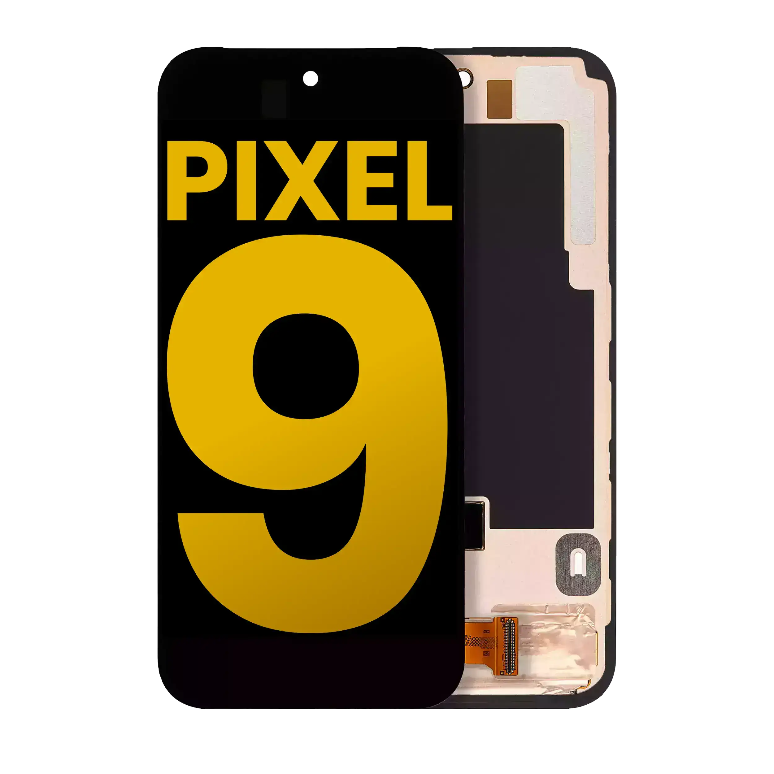 Oled Assembly With Frame (With Finger Print Sensor) Compatible For Google Pixel 9 (Refurbished) (All Colors)