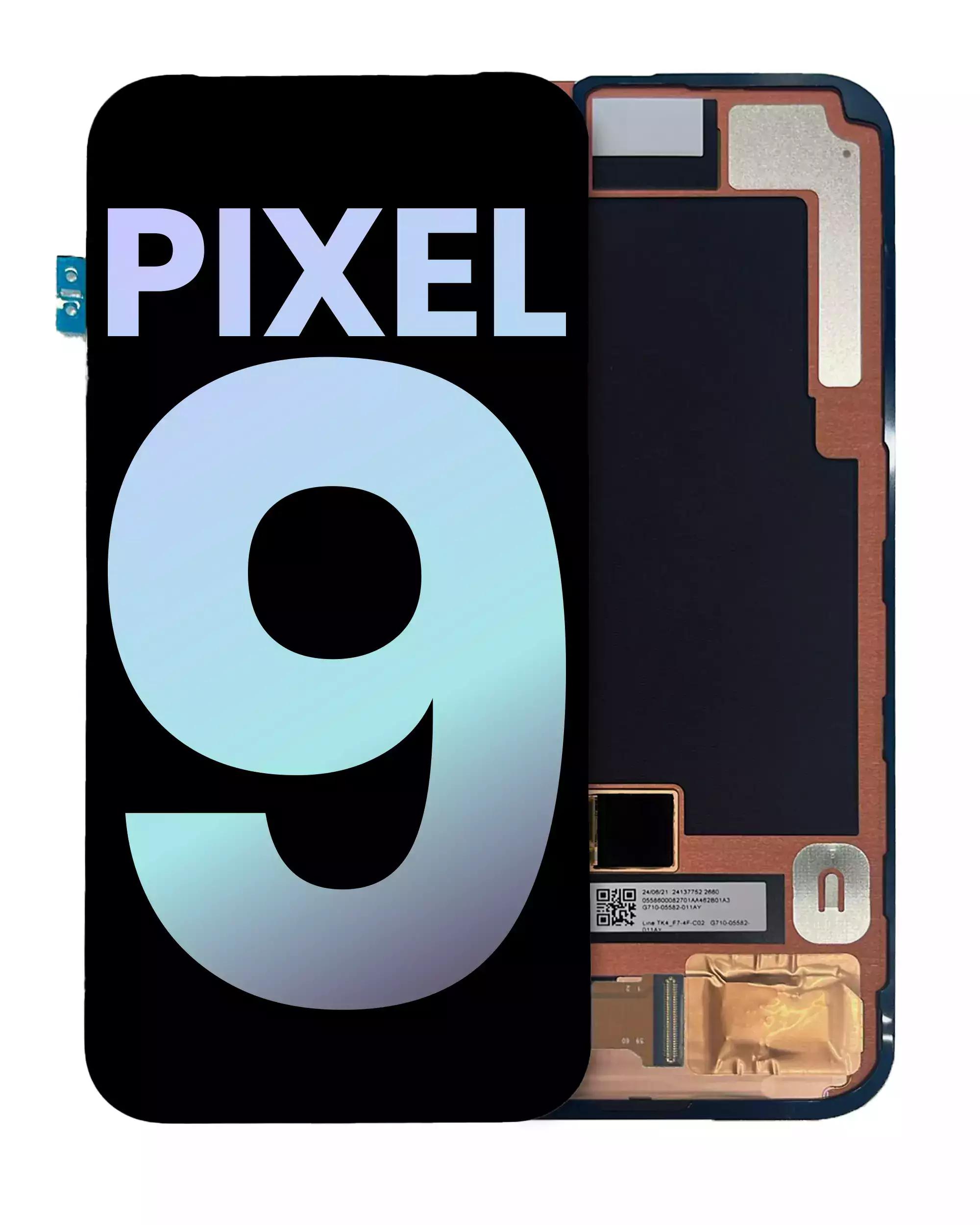 Oled Assembly With Frame (With Finger Print Sensor) Compatible For Google Pixel 9 (Official - Not Aftermarket) (All Colors)
